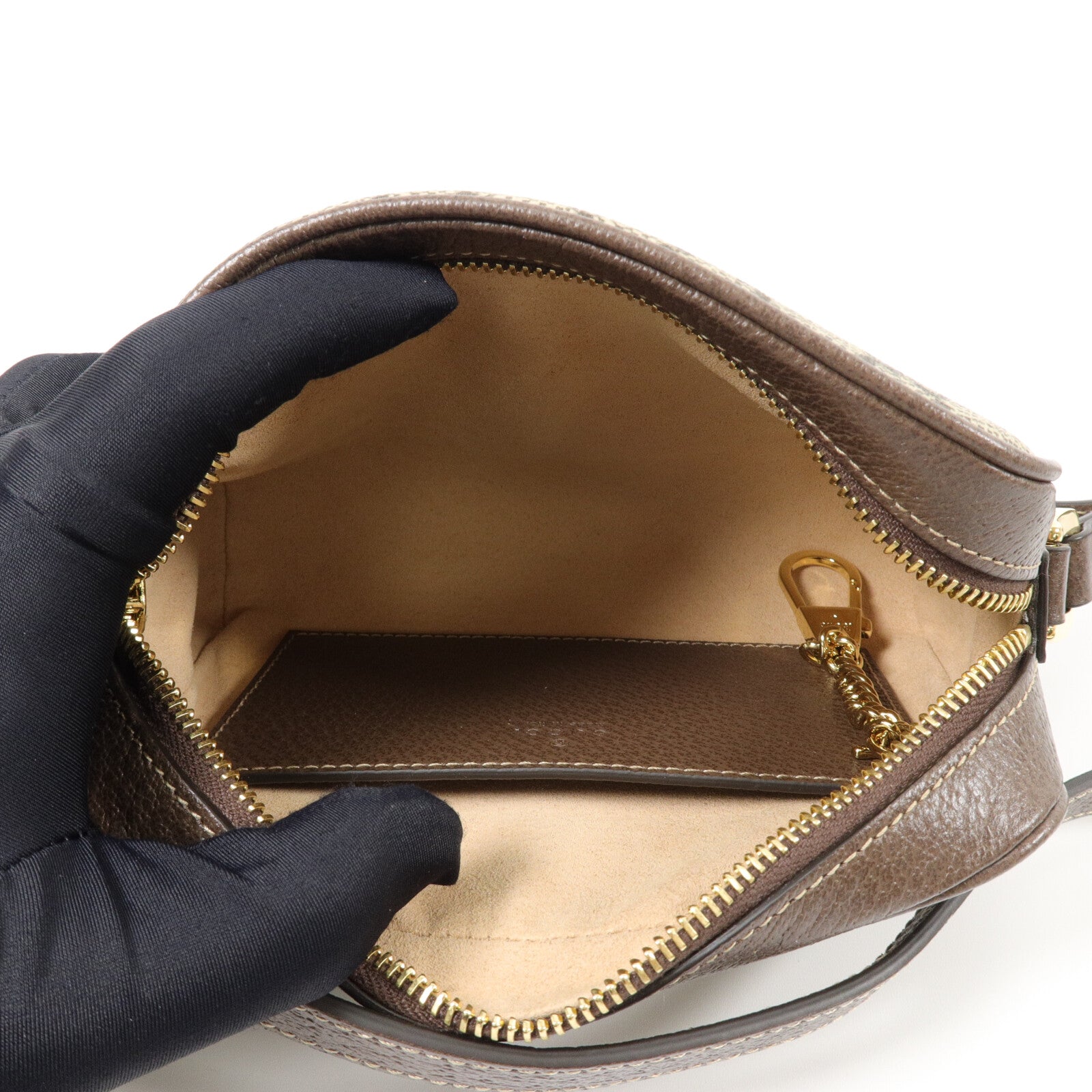 GUCCI 塗層帆布Ophidia Mini肩背袋