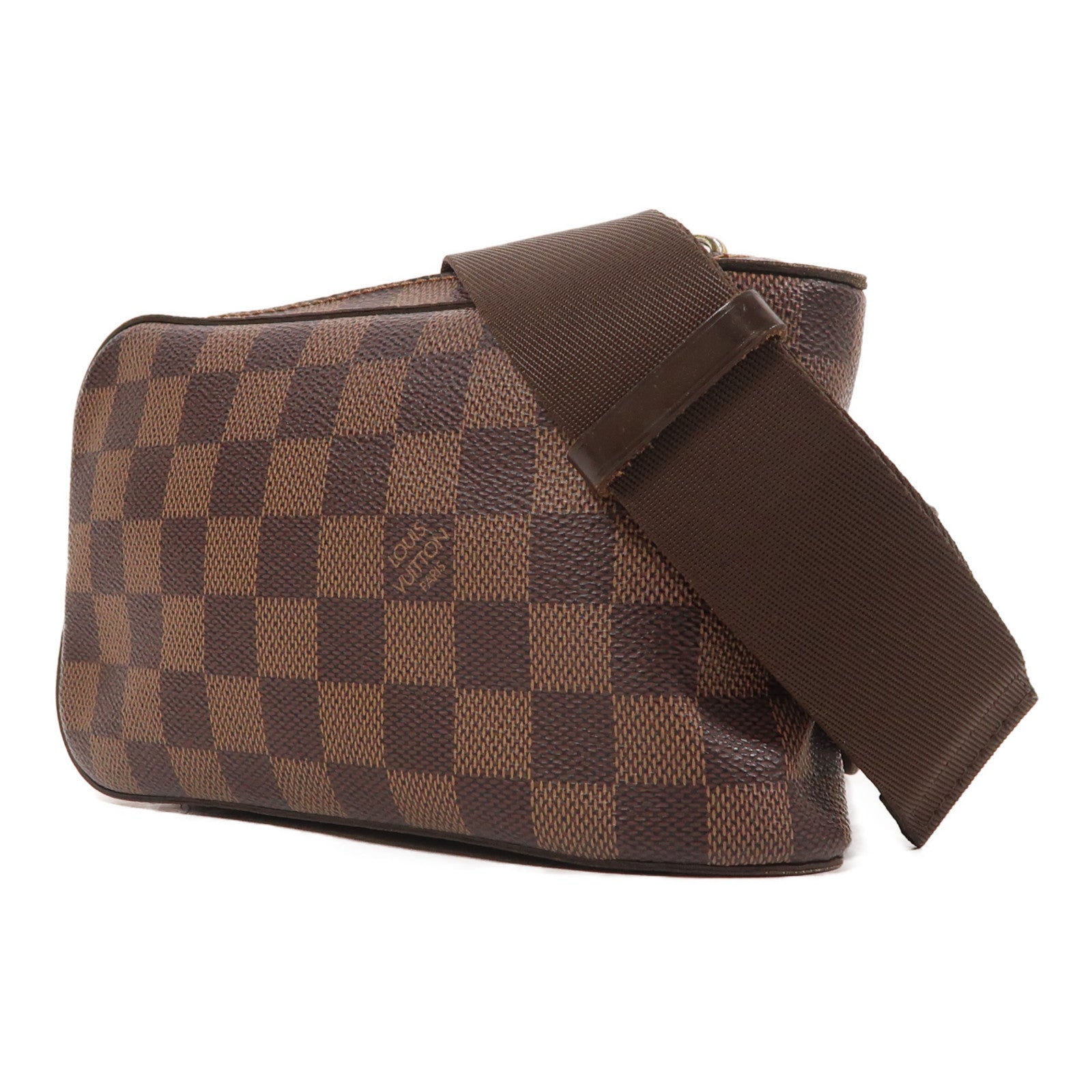 LOUIS VUITTON Damier Geronimos金扣腰包