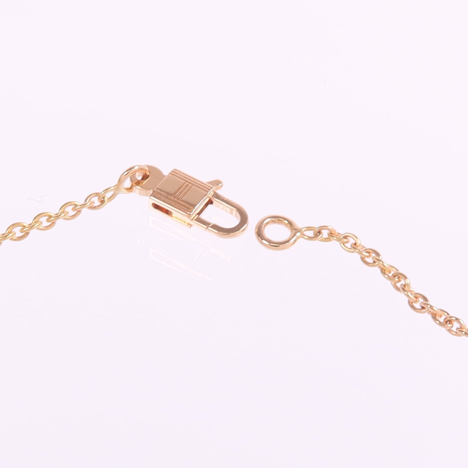 HERMES 【激減優惠】18K玫瑰金Amulettes Constance Pendant鑽石項鍊