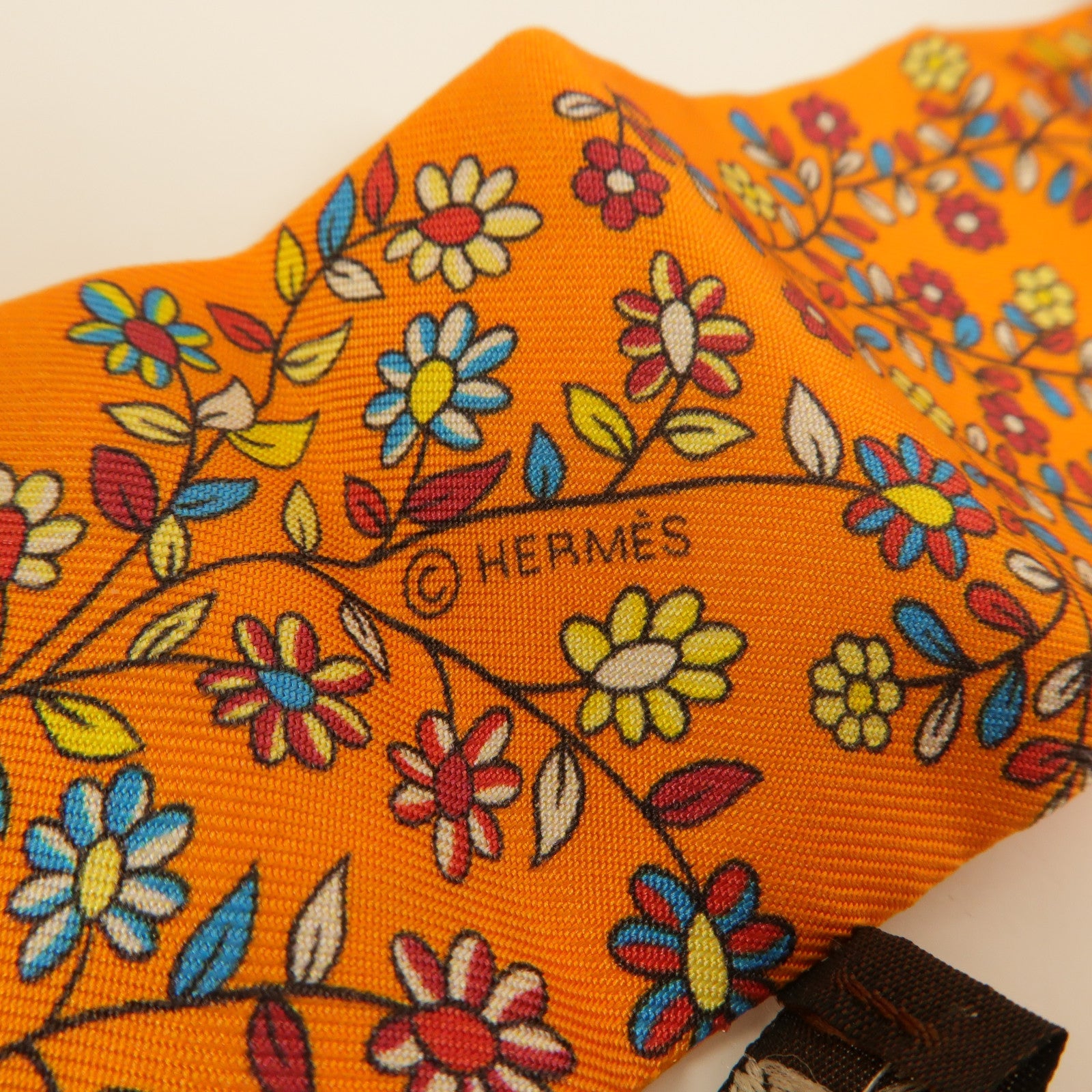 HERMES 絲質Twilly絲巾