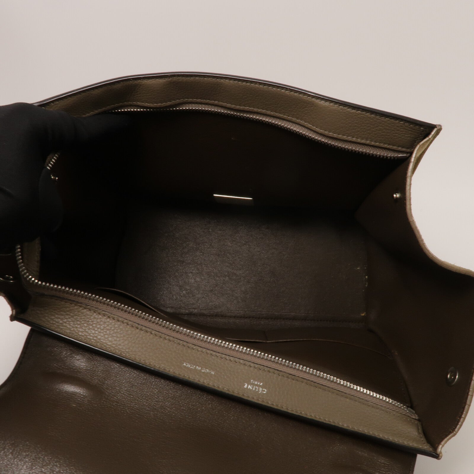 CELINE 牛皮皮革Trapeze Medium手挽肩背兩用袋
