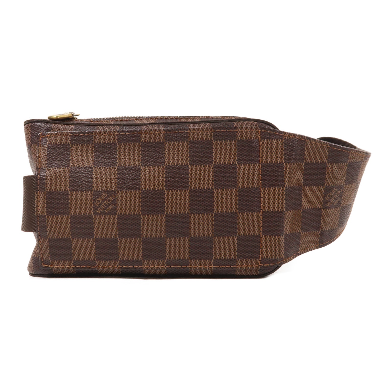 LOUIS VUITTON Damier Geronimos金扣腰包