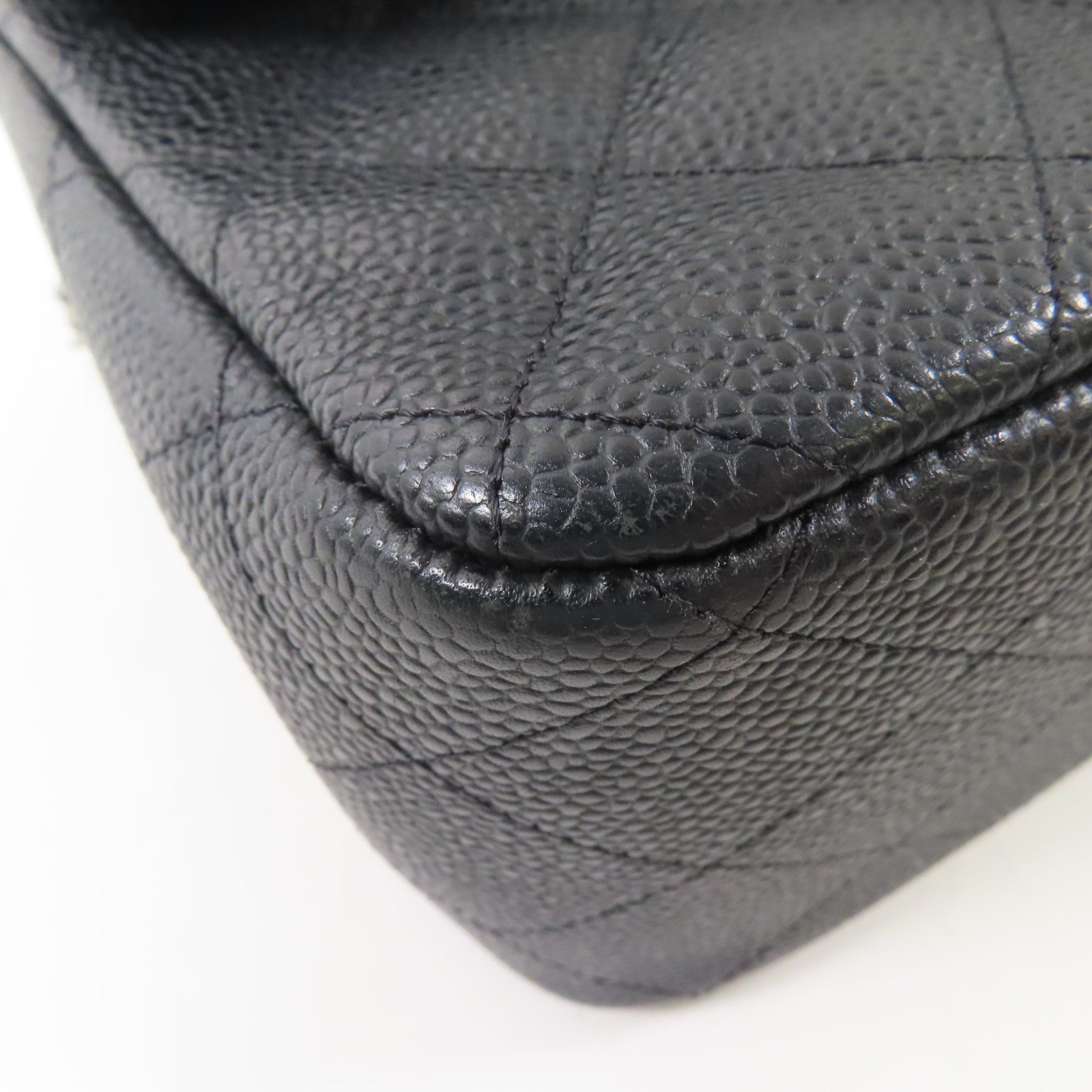 CHANEL CC SHW Large Classic Shoulder Bag A58600 Calfskin Leather