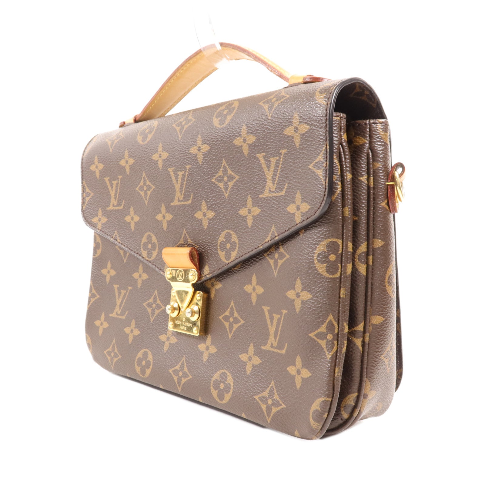 LOUIS VUITTON Monogram Pochette Metis MM金扣手挽肩背兩用袋