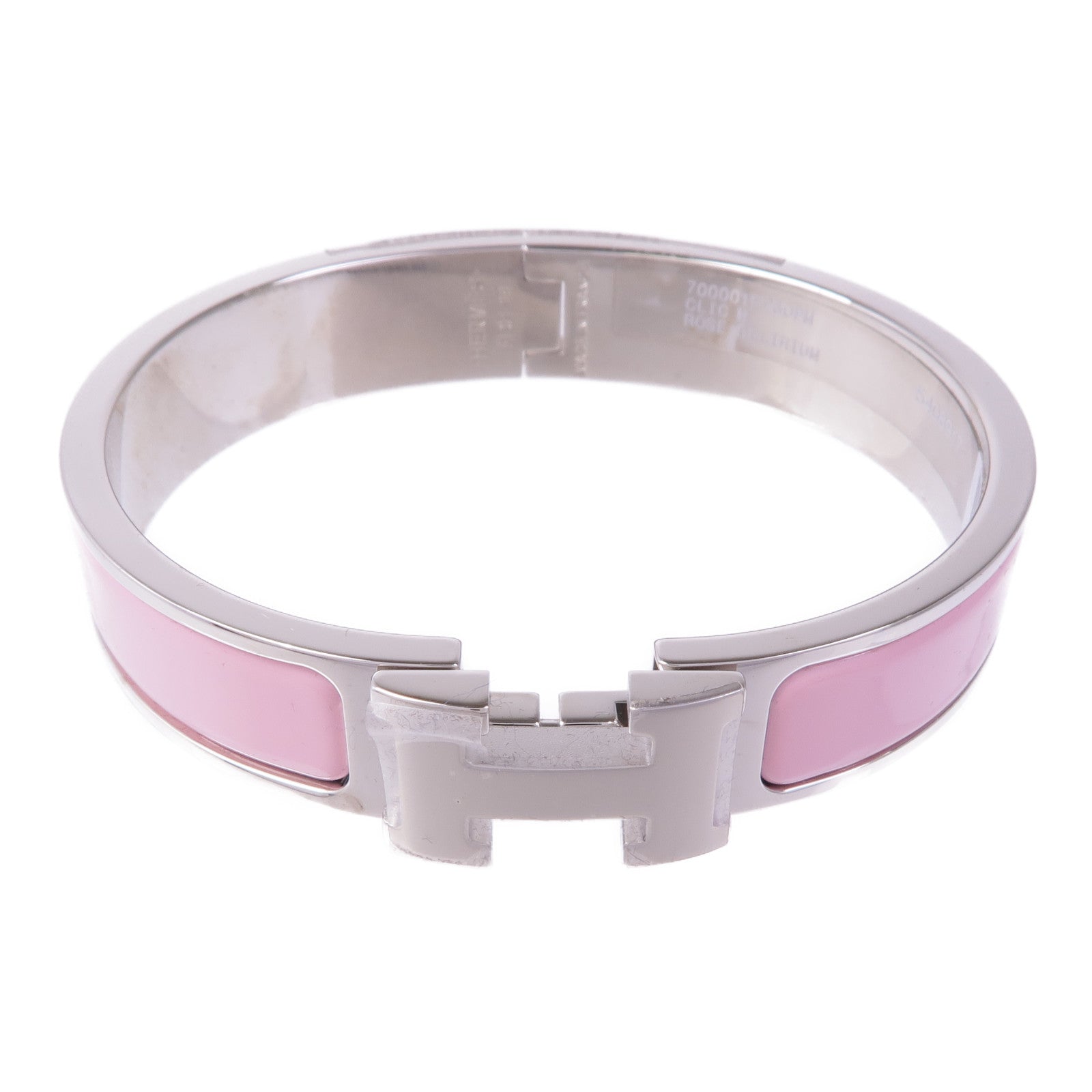 HERMES 金屬/琺瑯Clic H Bracelet手鐲
