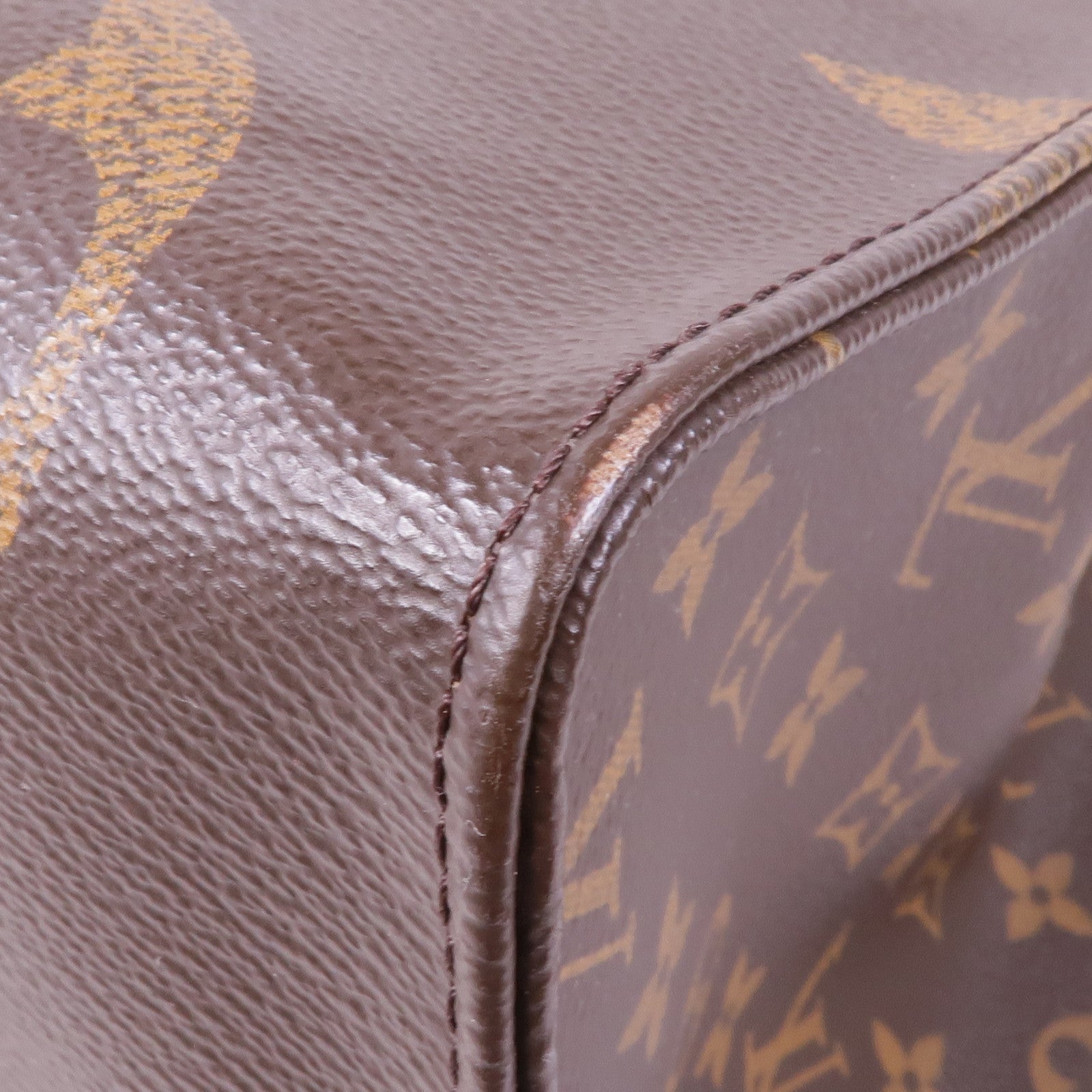 LOUIS VUITTON 【激減優惠】Monogram Giant On The Go GM金扣手挽肩背兩用袋