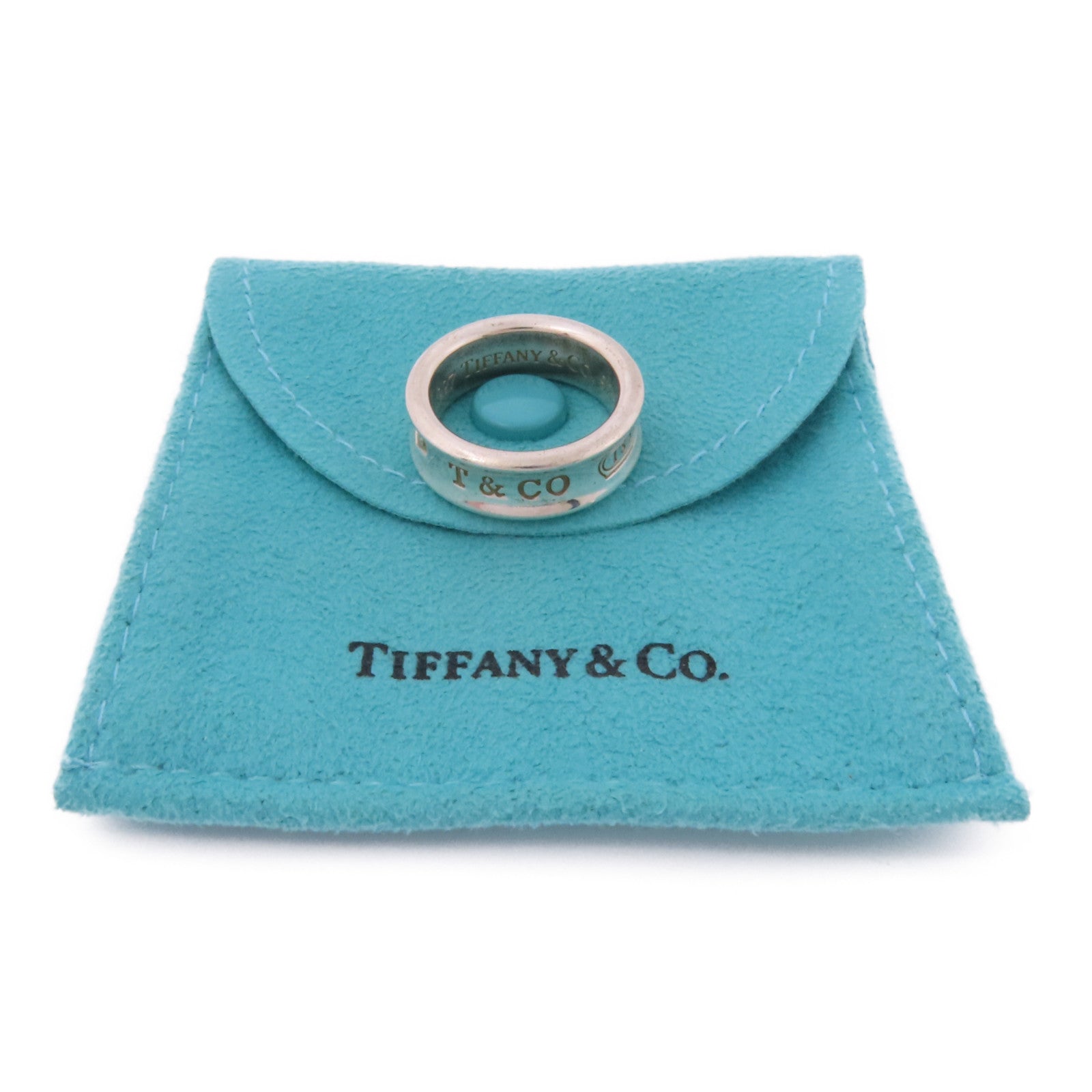 TIFFANY＆CO 925純銀1837 Ring戒指US#5.75