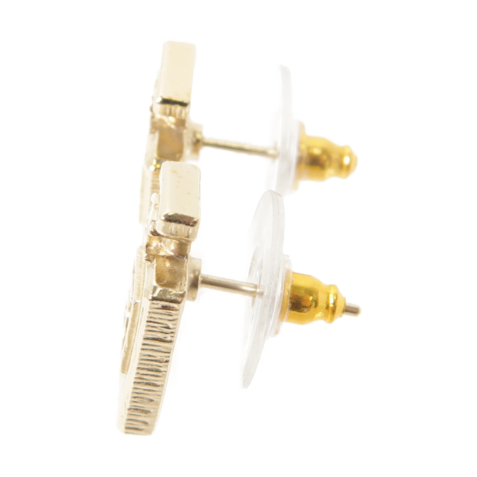 CHANEL 金屬Earrings耳環金色