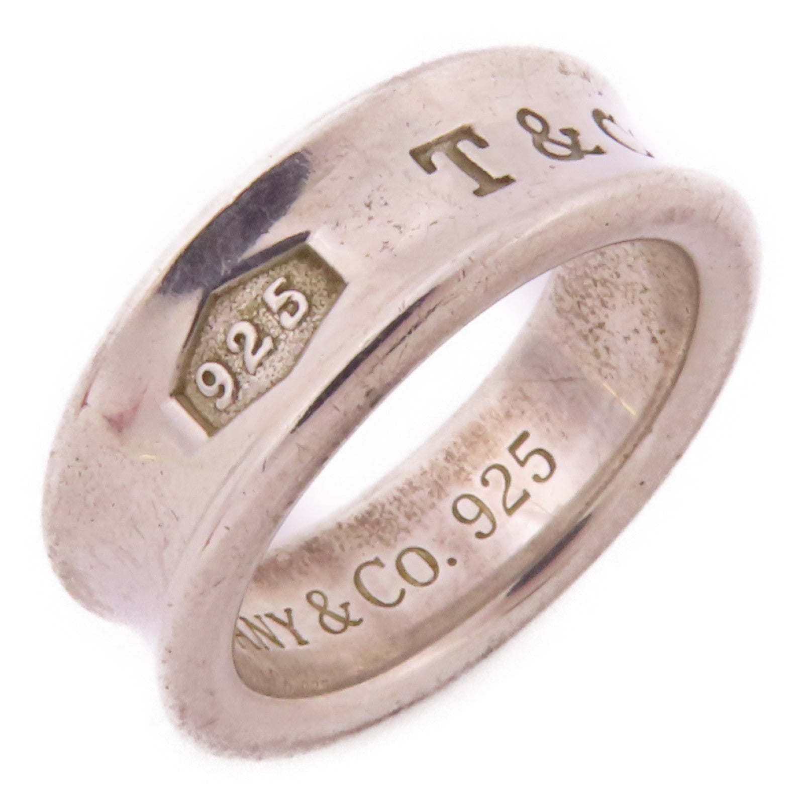 TIFFANY＆CO 925純銀1837 Ring戒指US#5.75
