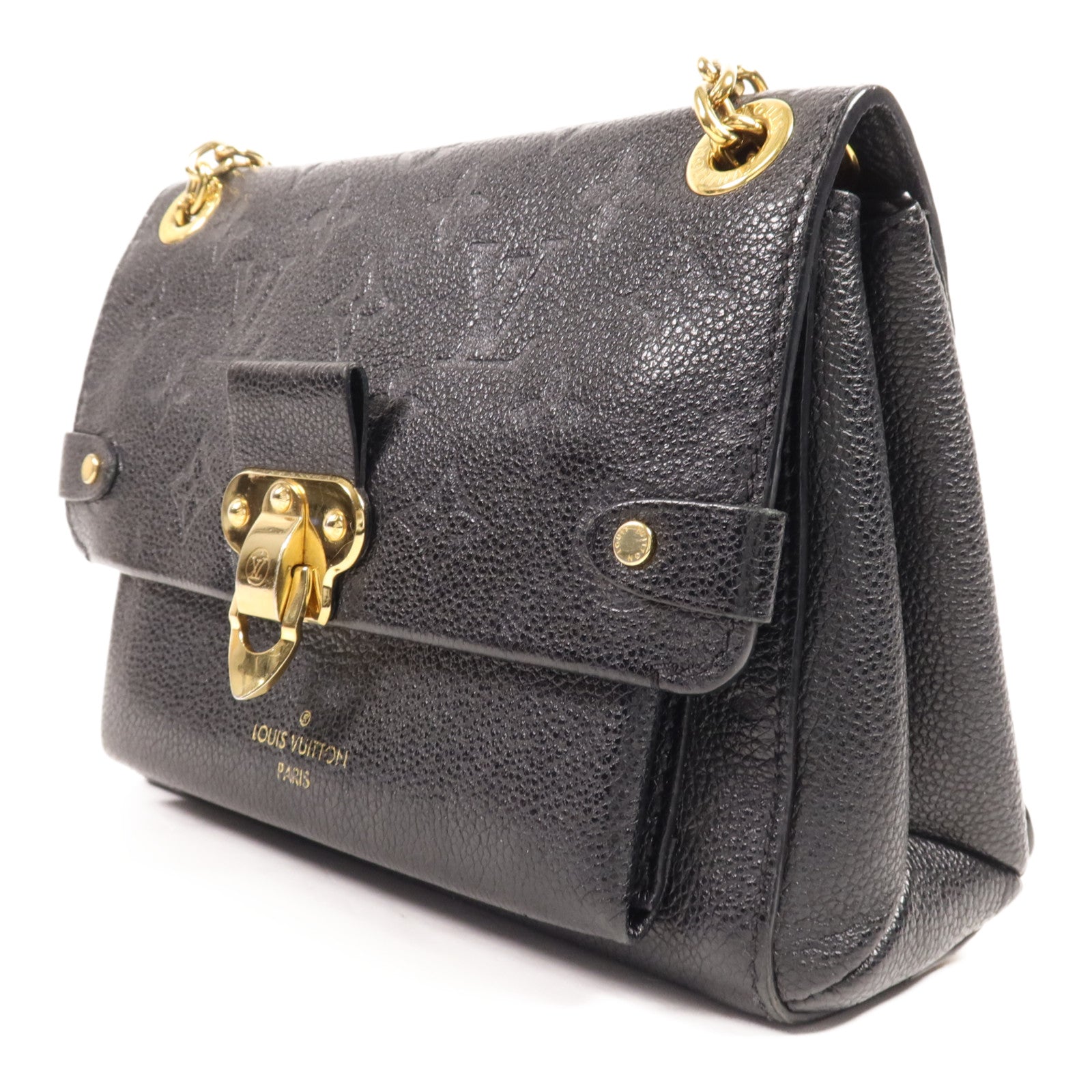 LOUIS VUITTON Monogram Empreinte Vavin BB金扣肩背袋