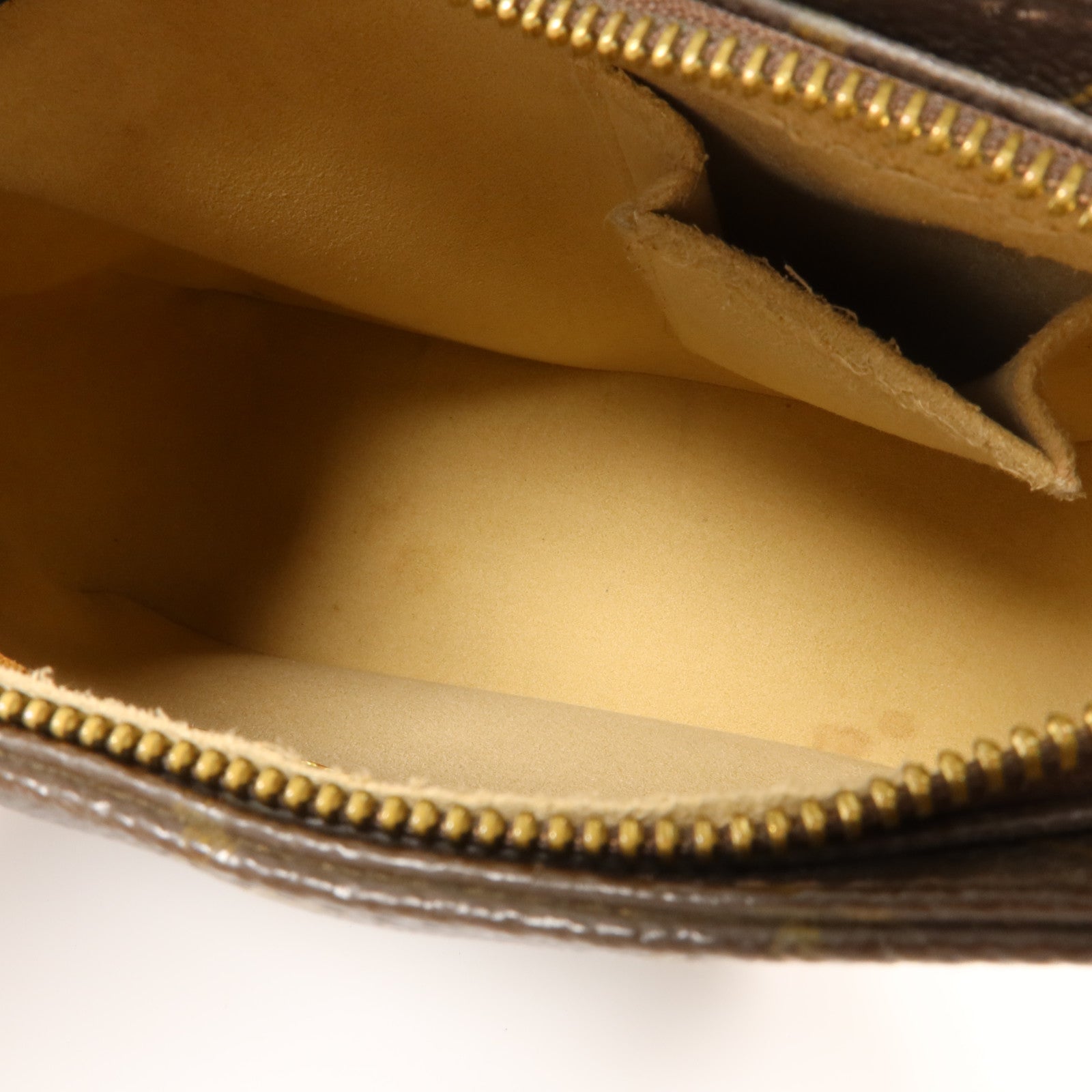 LOUIS VUITTON Monogram Looping MM金扣肩背袋棕色