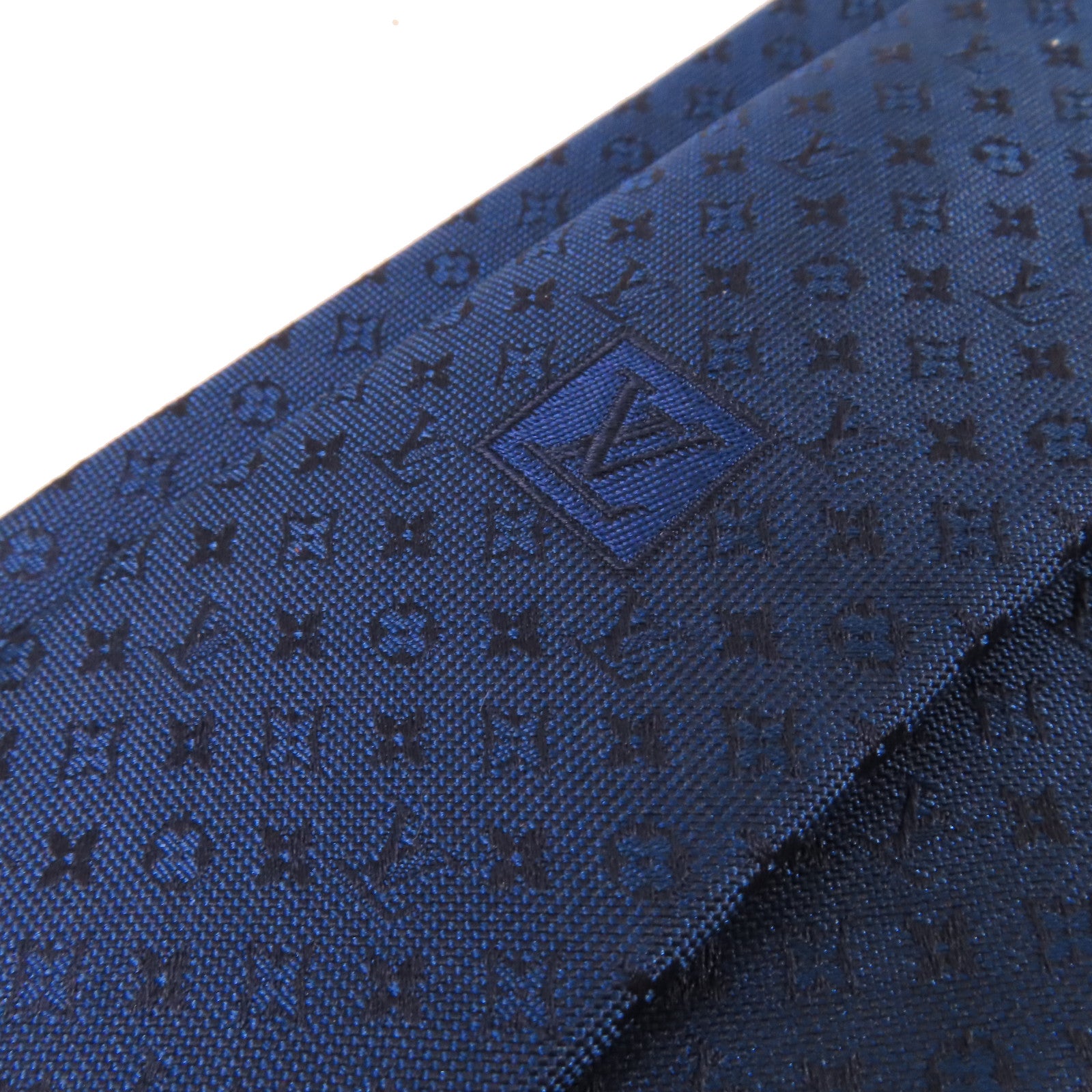 LOUIS VUITTON 絲質Necktie領帶寶藍色