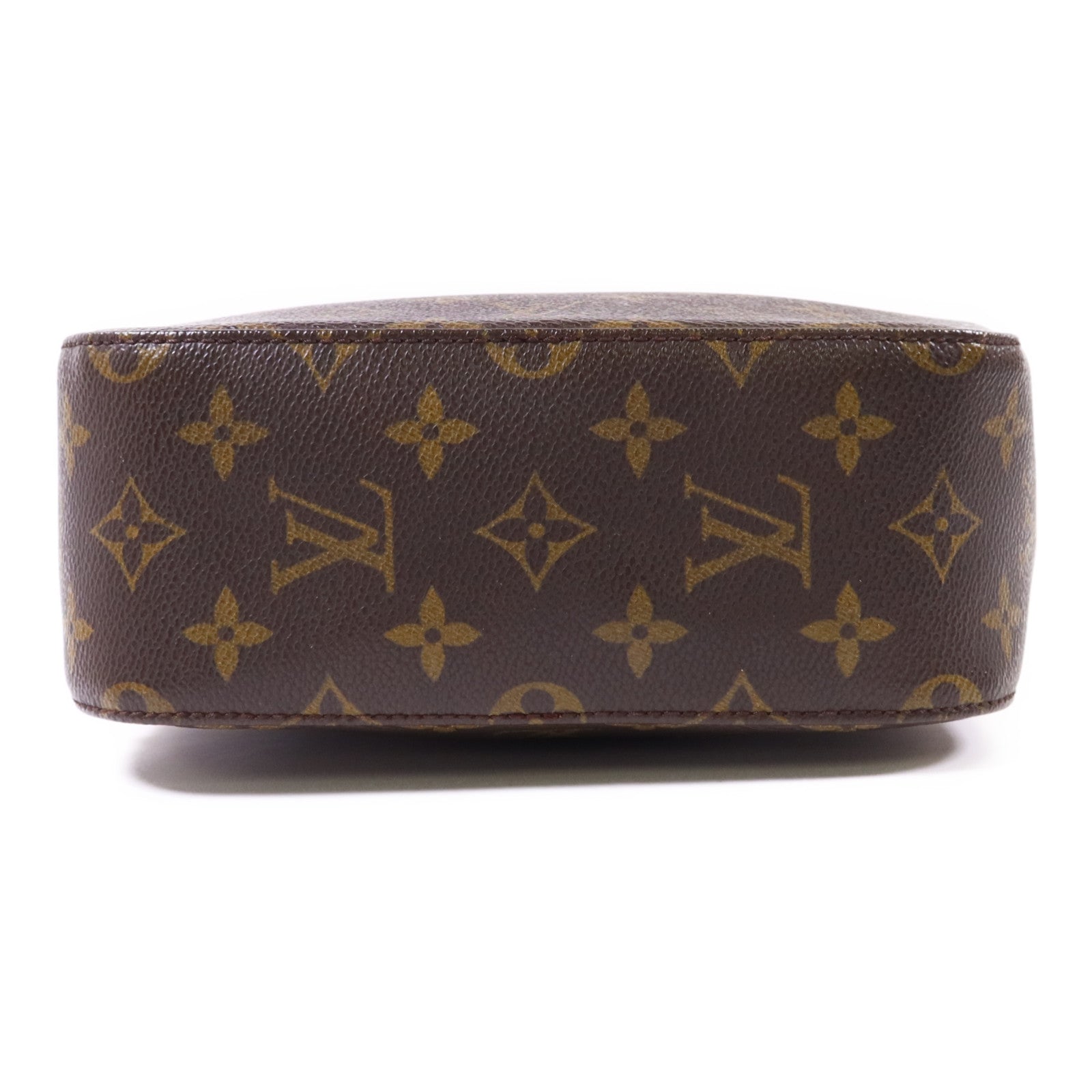 LOUIS VUITTON Monogram Spontini金扣手挽肩背兩用袋棕色