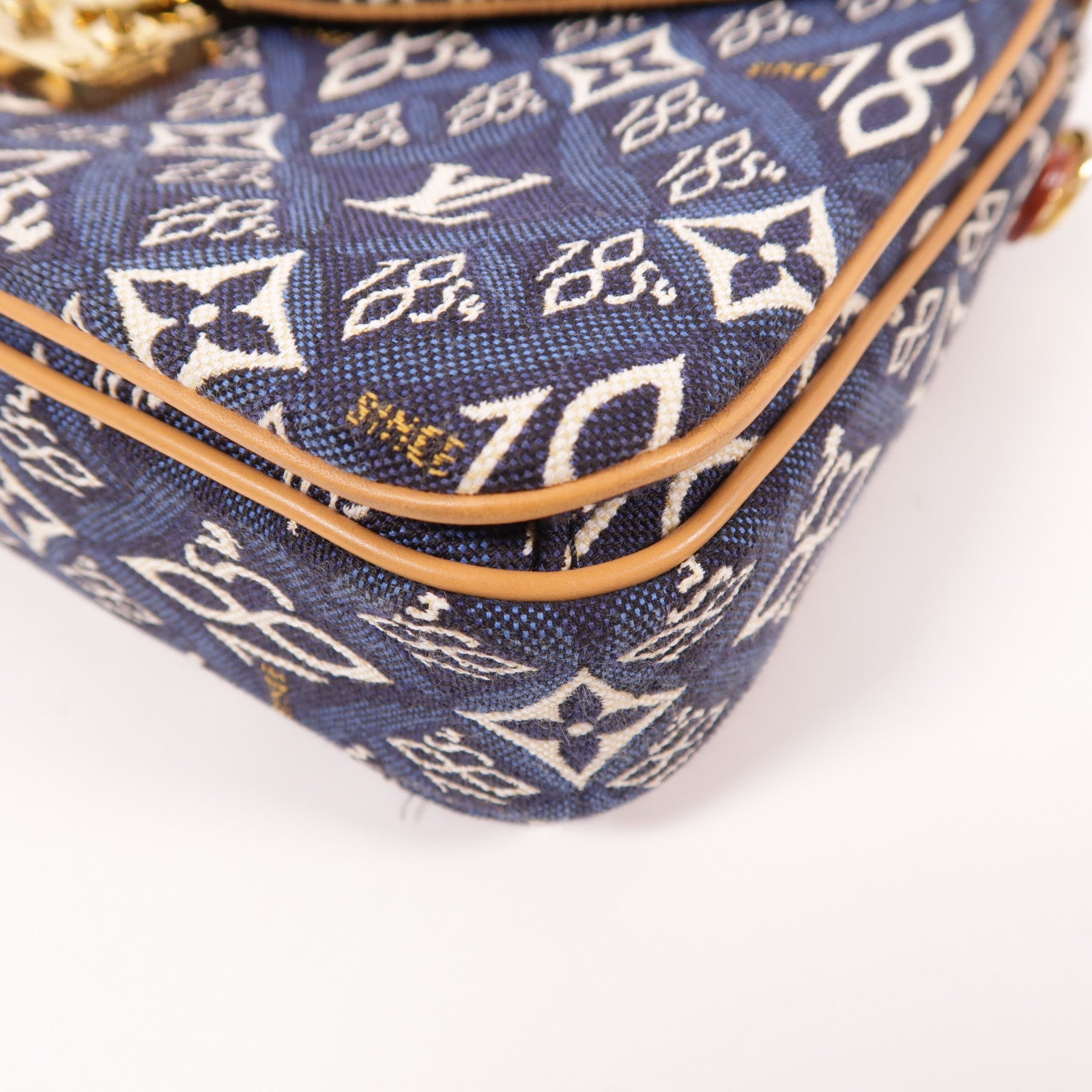 LOUIS VUITTON LV GHW Pochette Metis Shoulder Bag M57395 Monogram Jacquard Blue