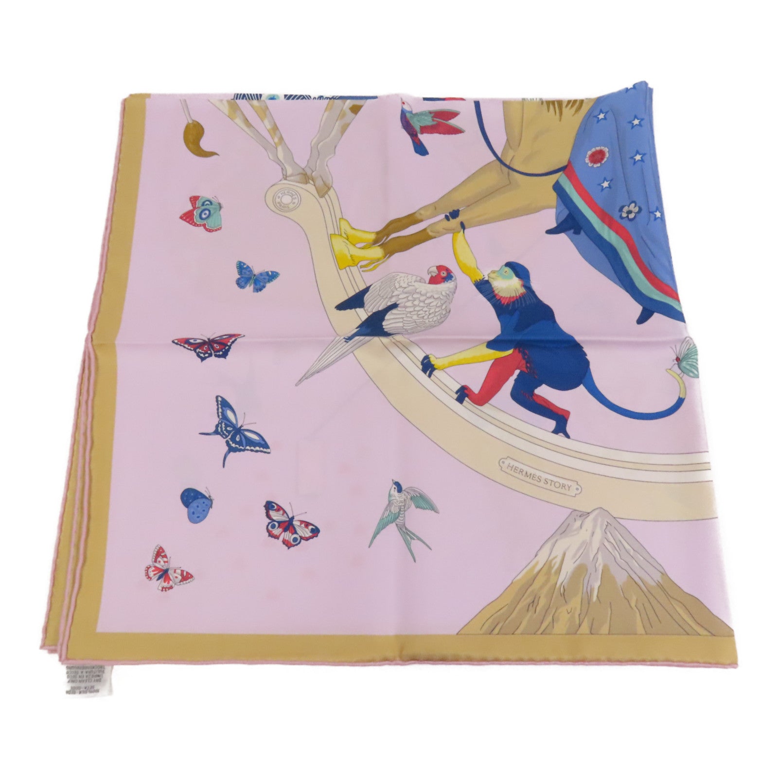 HERMES 絲質Scarf 90X90絲巾