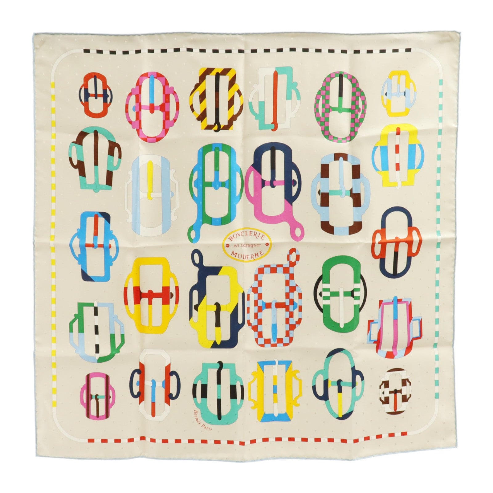HERMES 絲質Scarf 60x60cm絲巾
