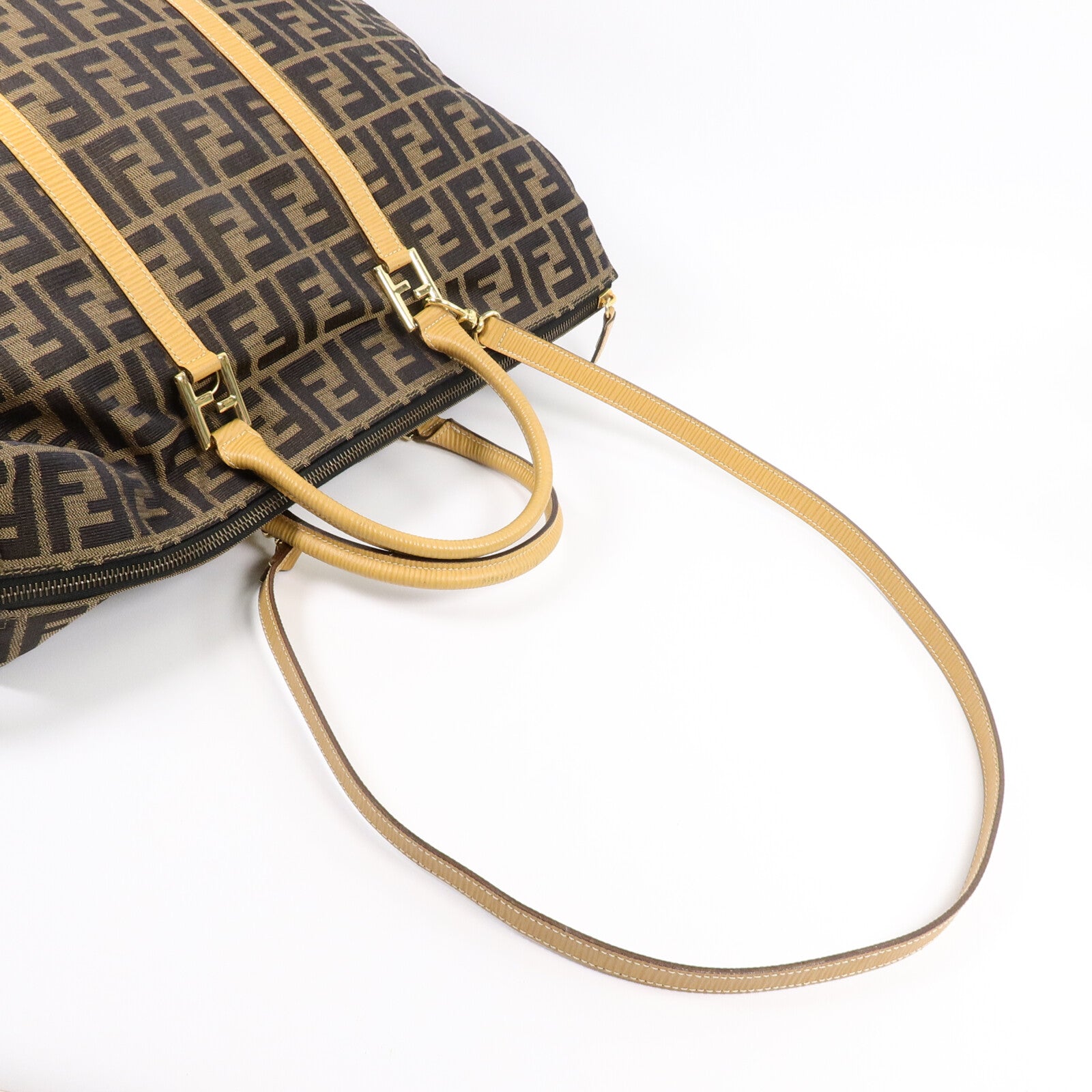 FENDI 帆布Vintage Shoulder Bag手挽肩背兩用袋