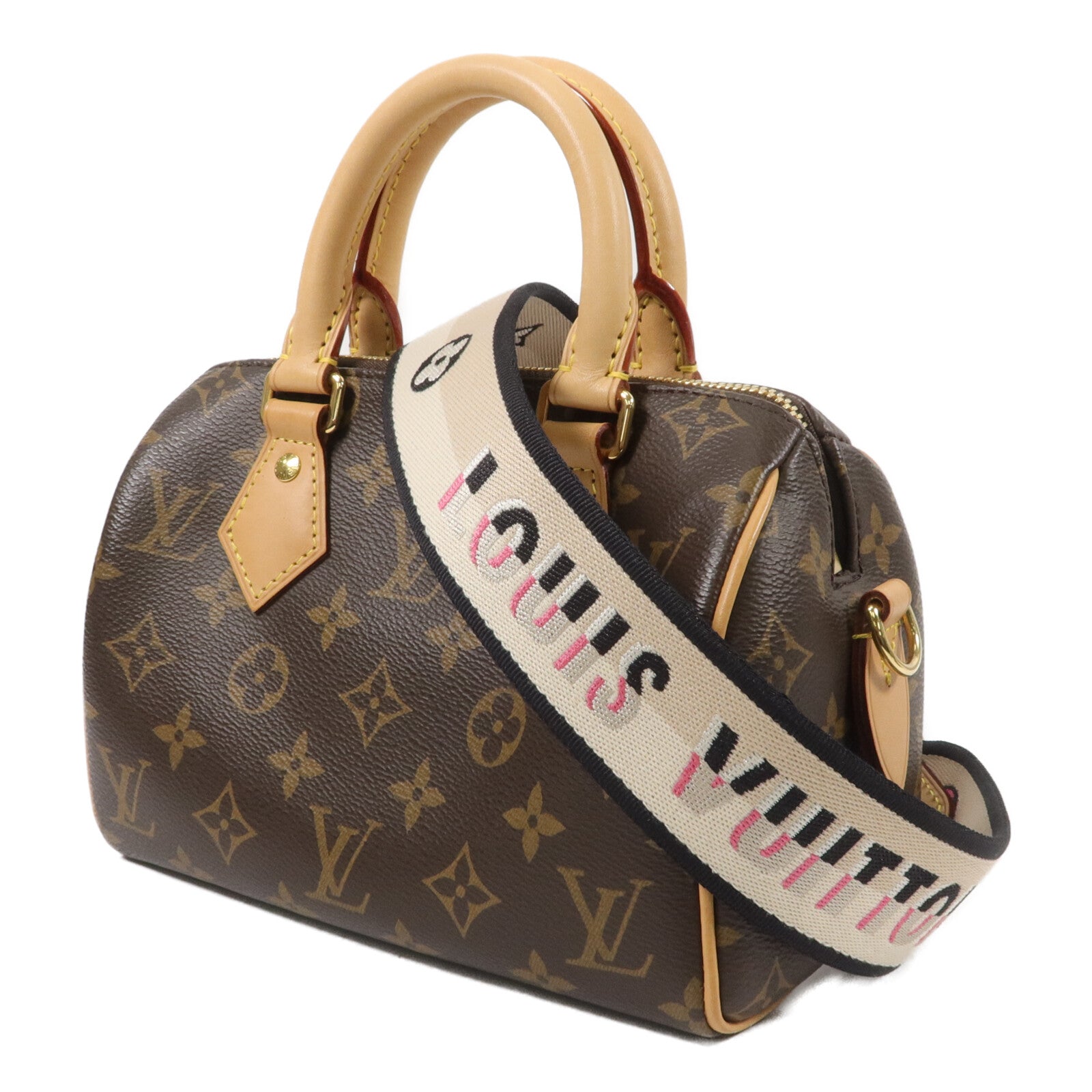 LOUIS VUITTON Monogram Speedy Bandouliere 20手挽肩背兩用袋