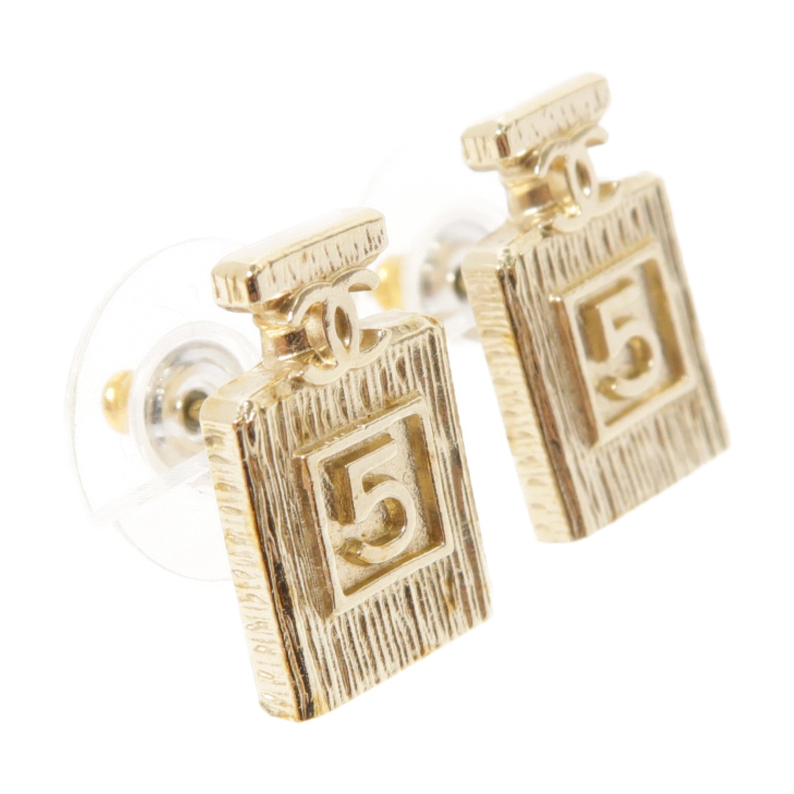 CHANEL 金屬Earrings耳環金色
