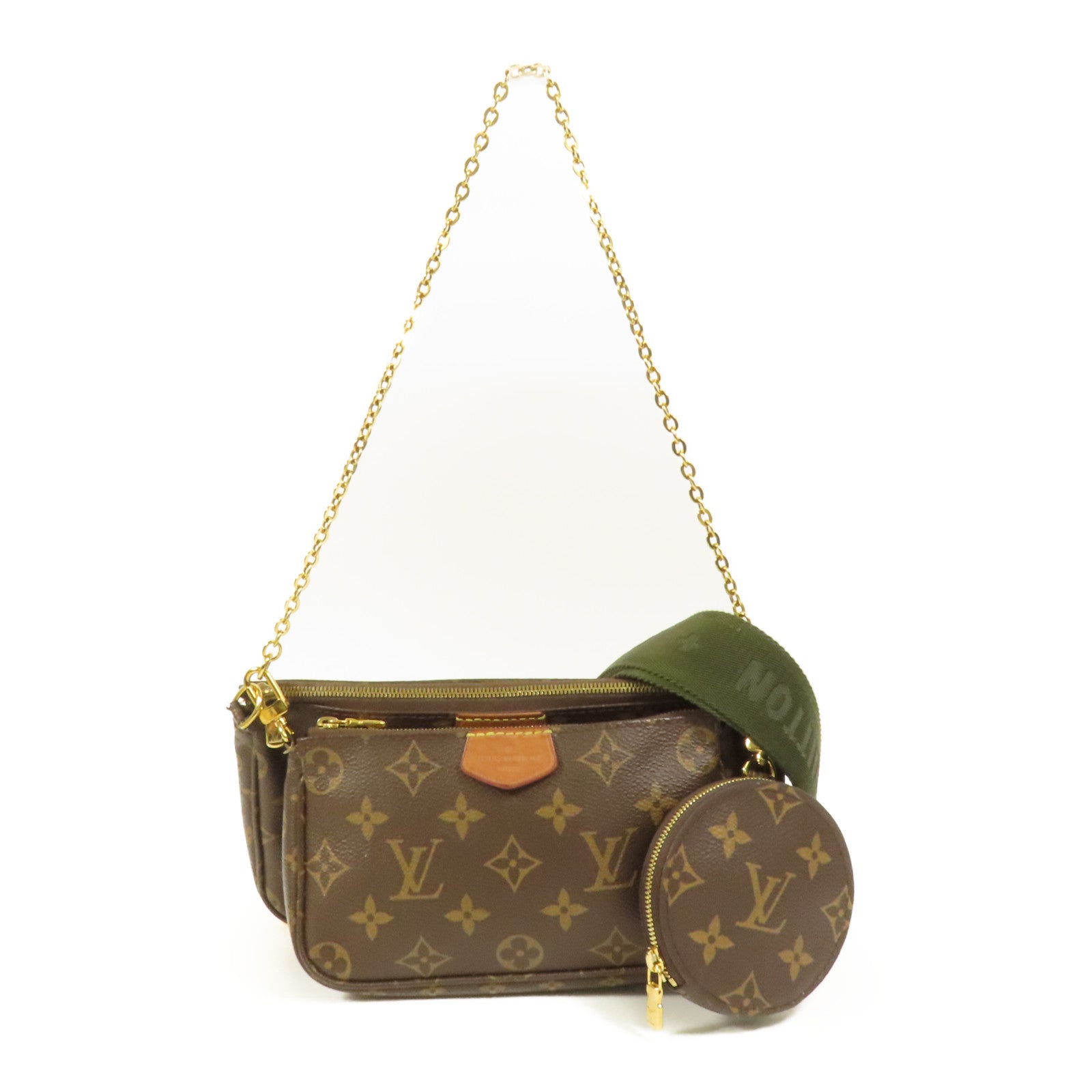 LOUIS VUITTON Monogram Multi Pochette Accessoires金扣肩背袋