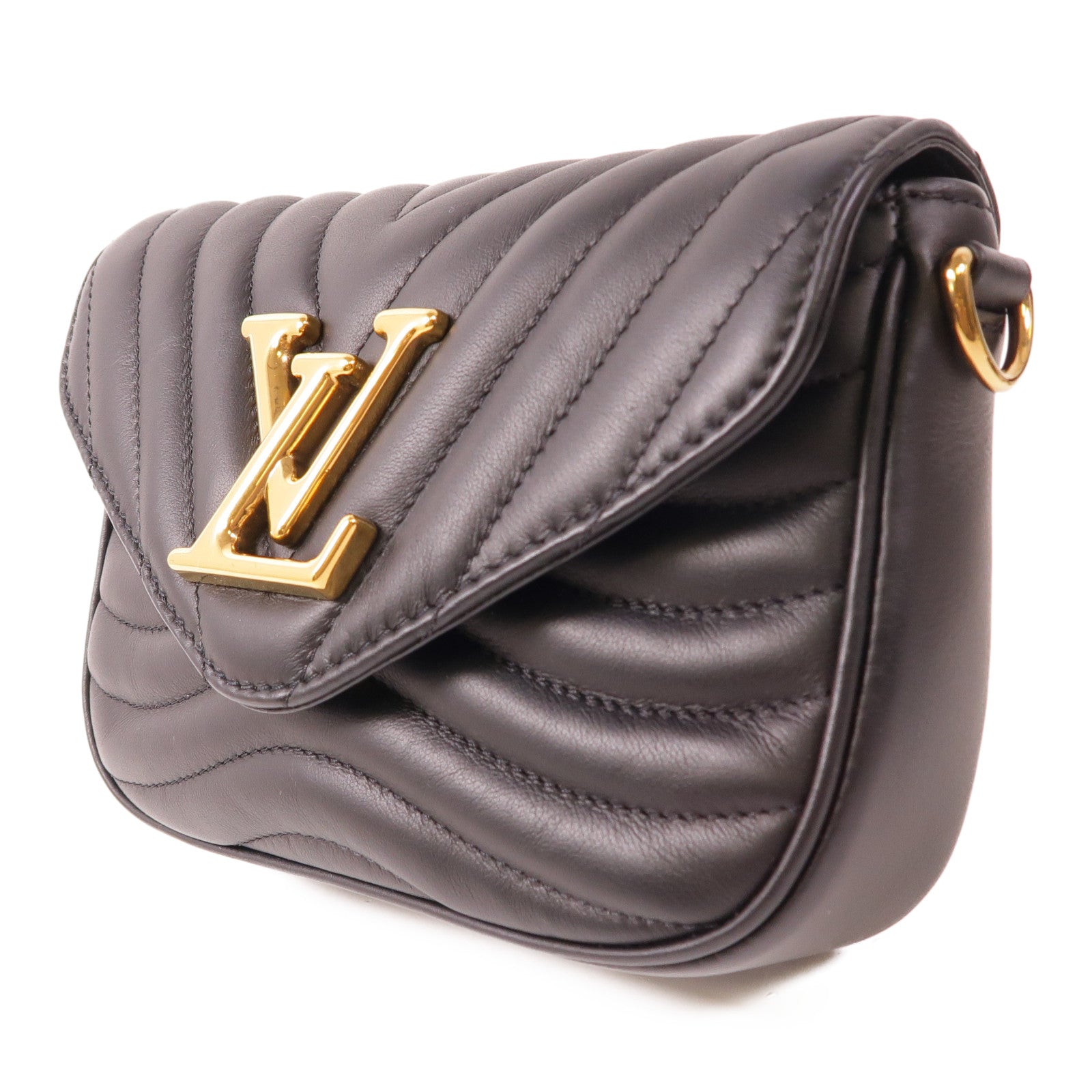 LOUIS VUITTON 牛皮皮革New Wave金扣手挽肩背兩用袋