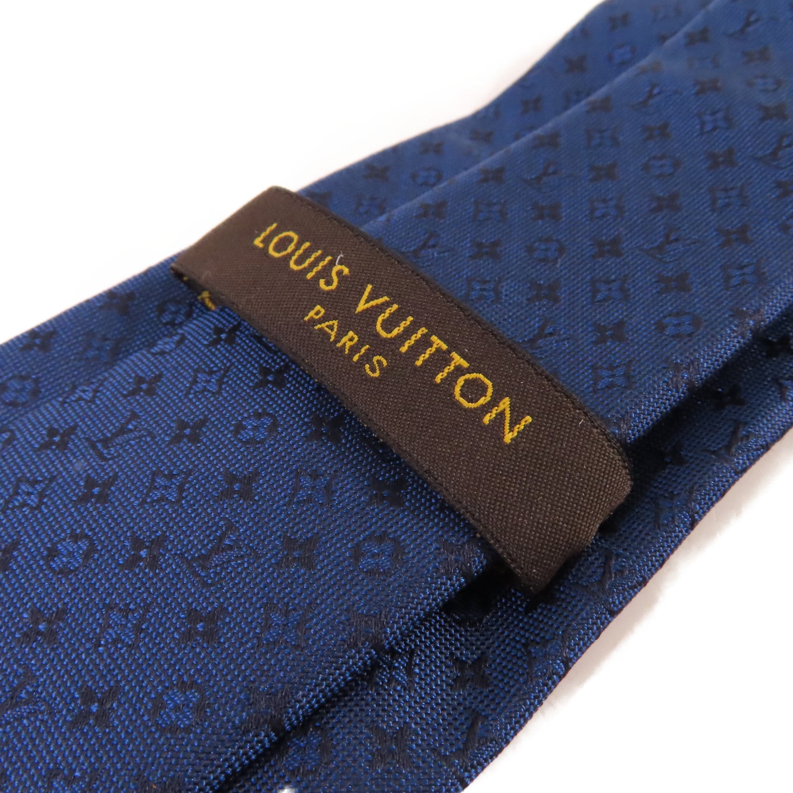LOUIS VUITTON 絲質Necktie領帶寶藍色
