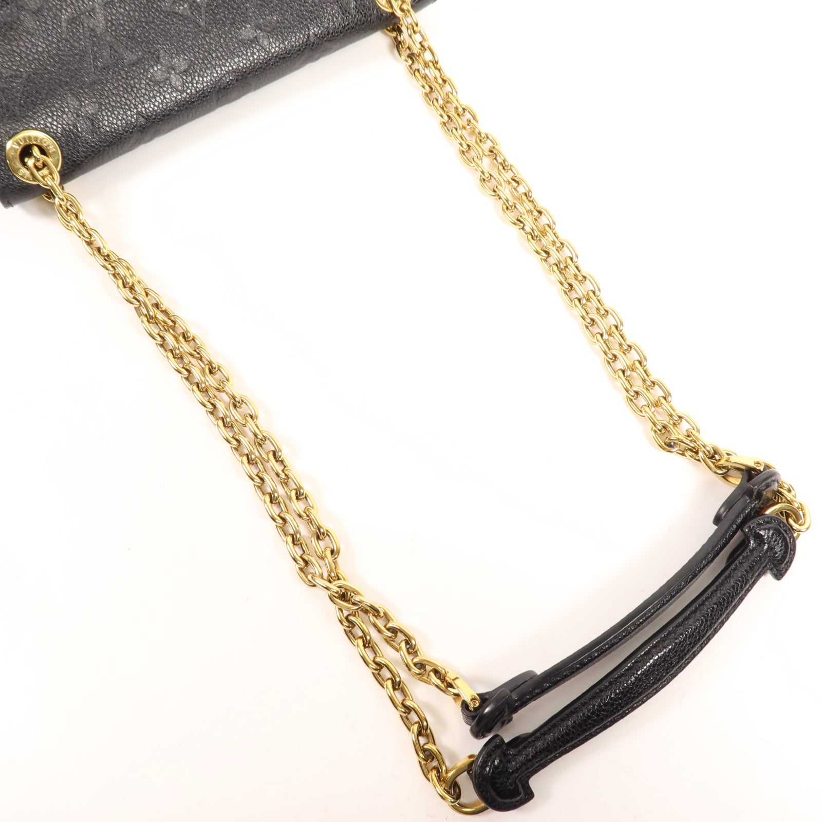 LOUIS VUITTON Monogram Empreinte Vavin BB金扣肩背袋