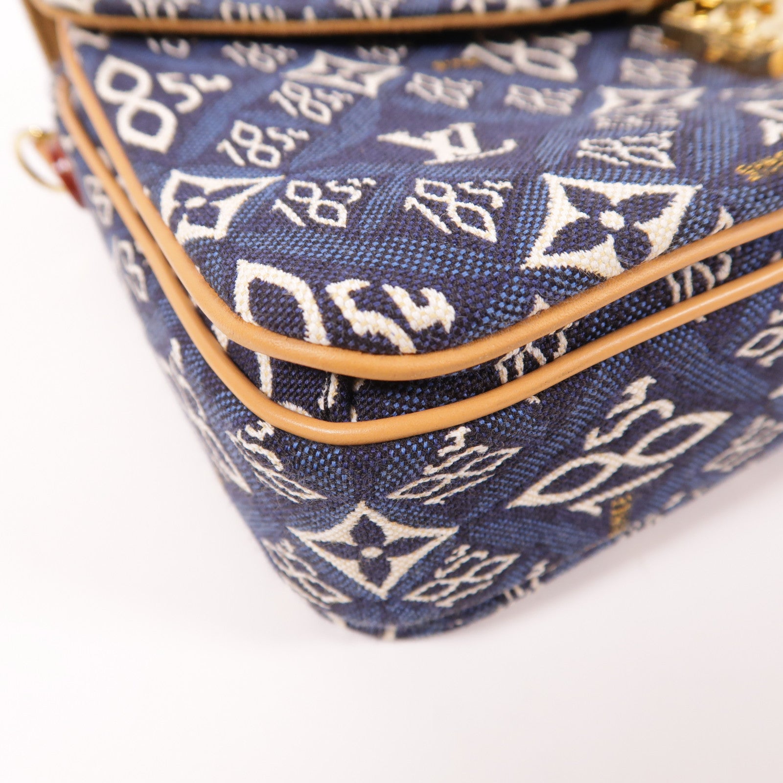 LOUIS VUITTON LV GHW Pochette Metis Shoulder Bag M57395 Monogram Jacquard Blue