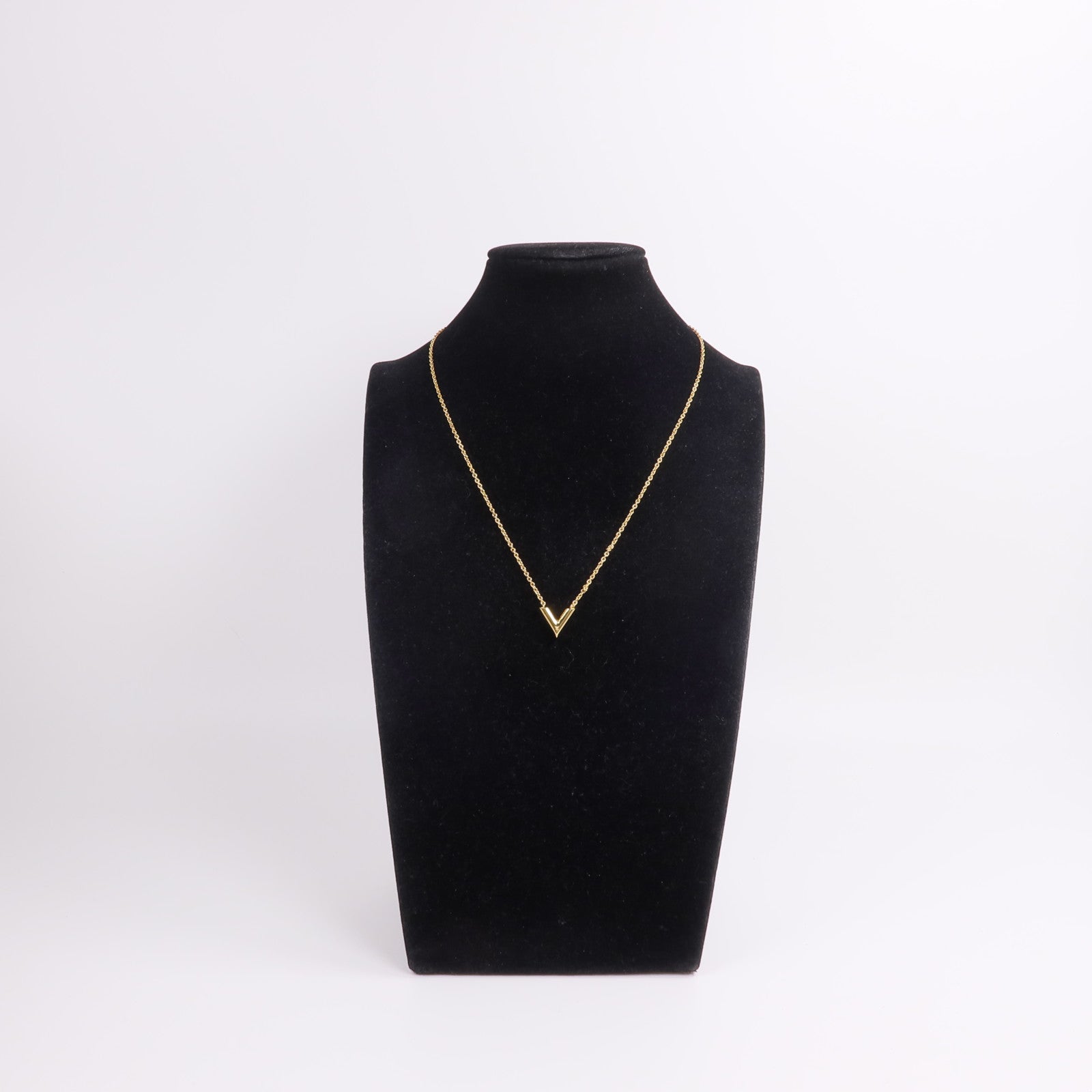LOUIS VUITTON 金屬Essential V Necklace項鍊