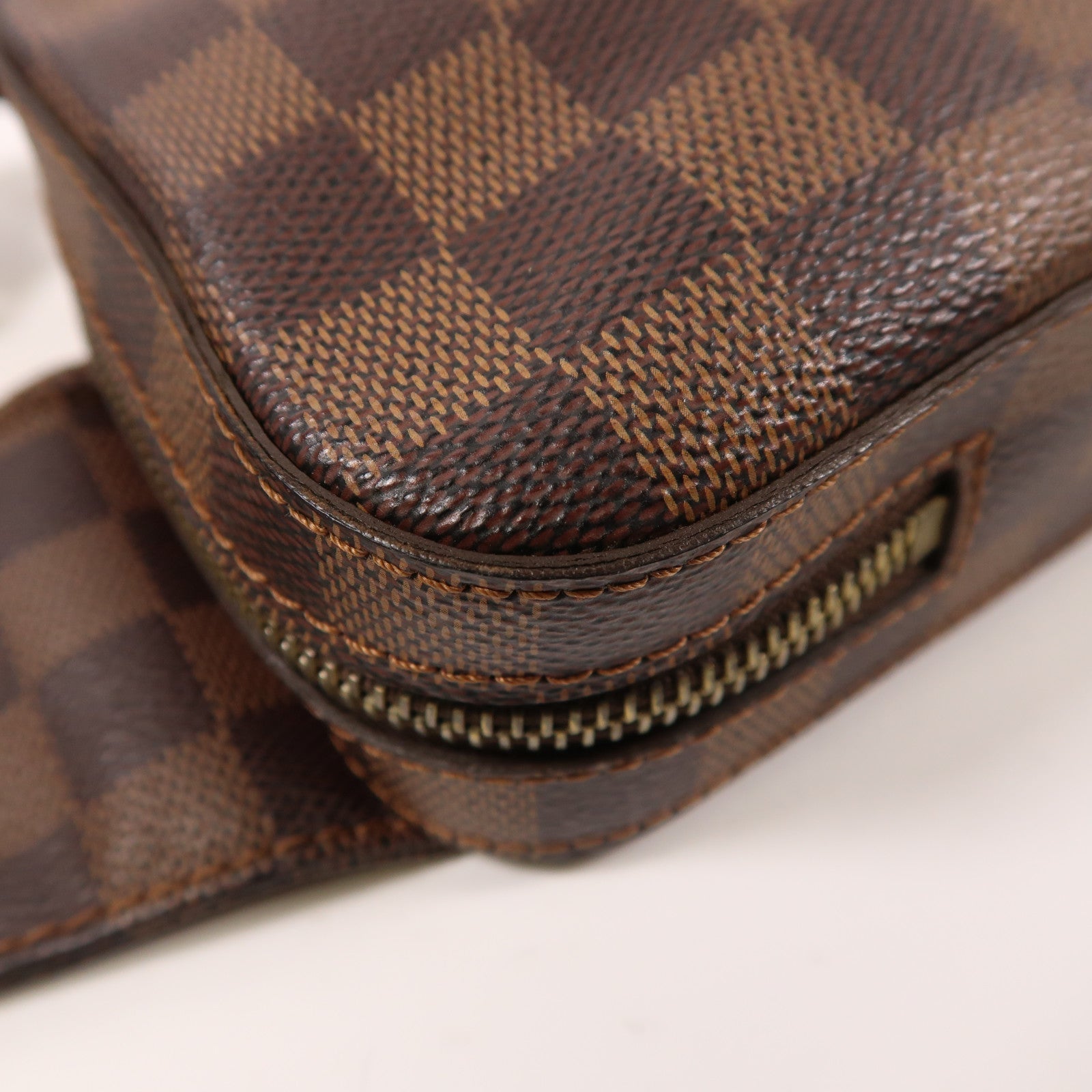 LOUIS VUITTON Damier Geronimos金扣腰包