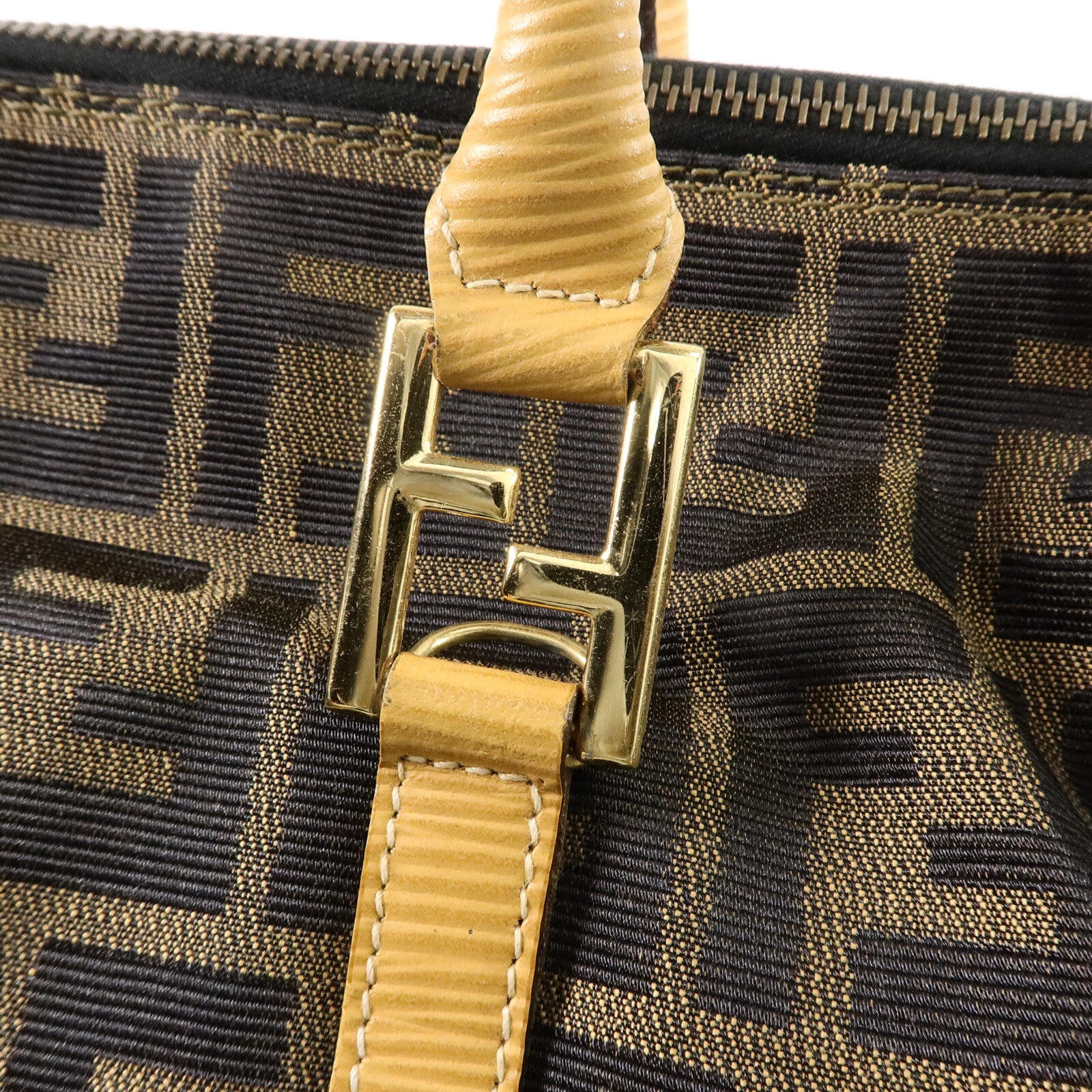 FENDI 帆布Vintage Shoulder Bag手挽肩背兩用袋