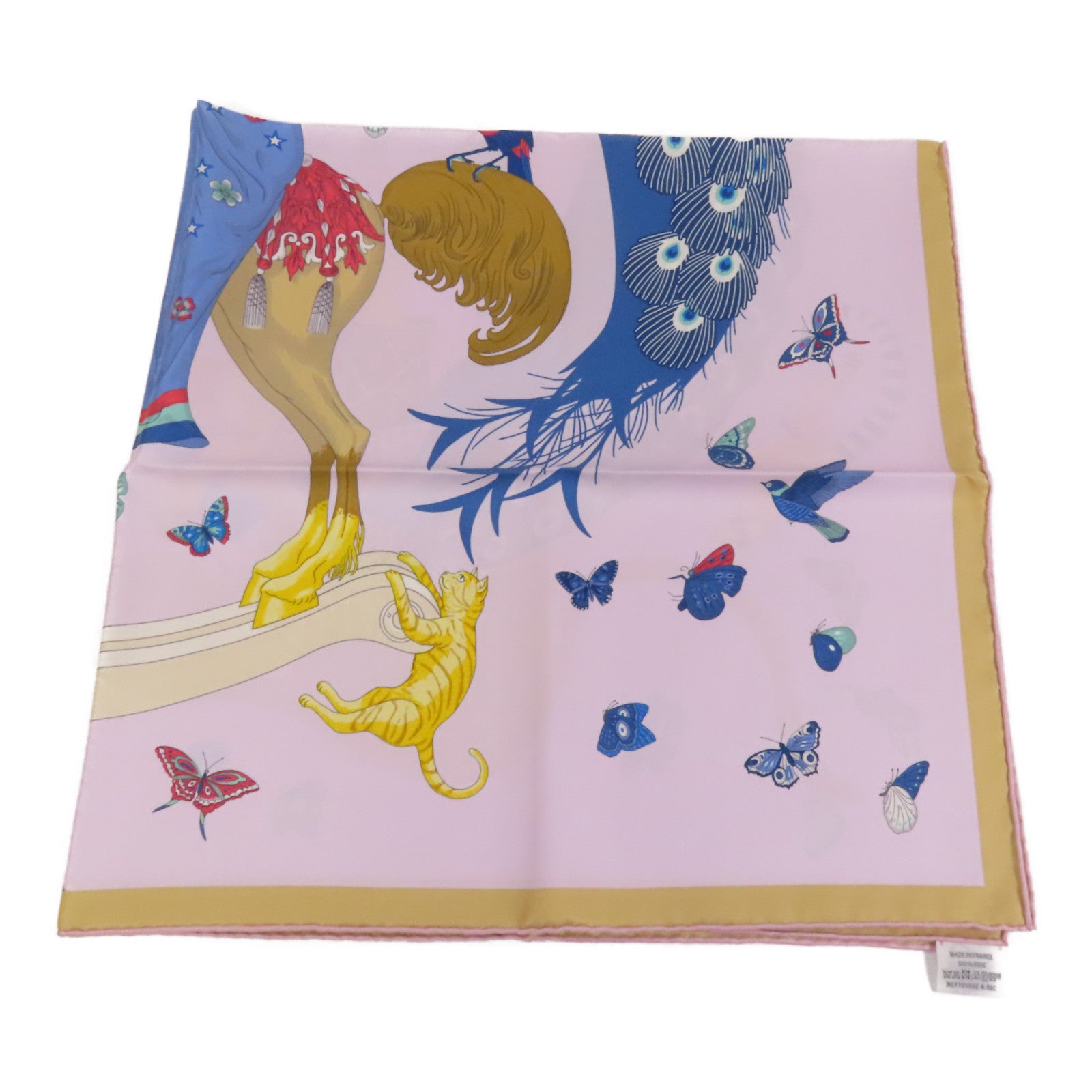 HERMES 絲質Scarf 90X90絲巾