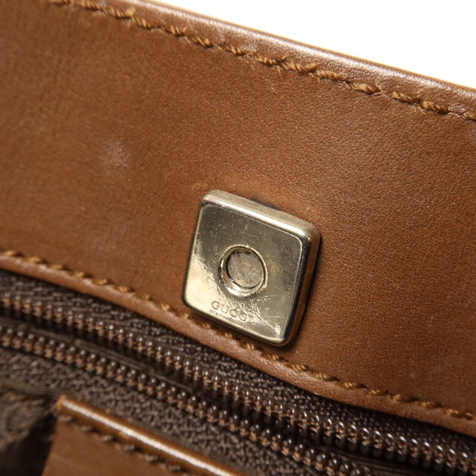 GUCCI 牛皮皮革Vintage Mini Hand Bag手挽袋