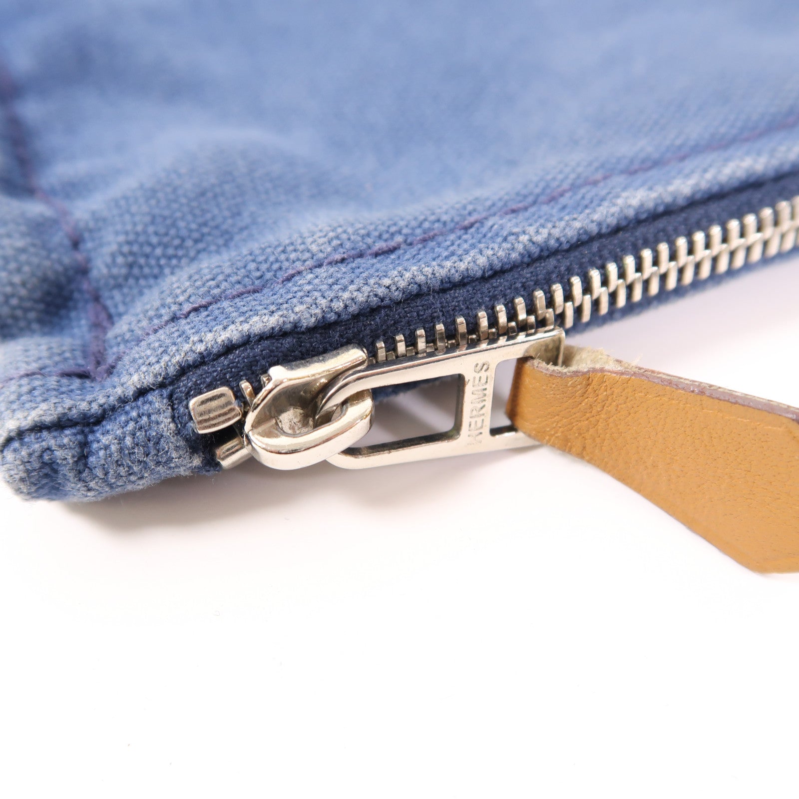 HERMES 帆布Tote Bag銀扣手挽袋