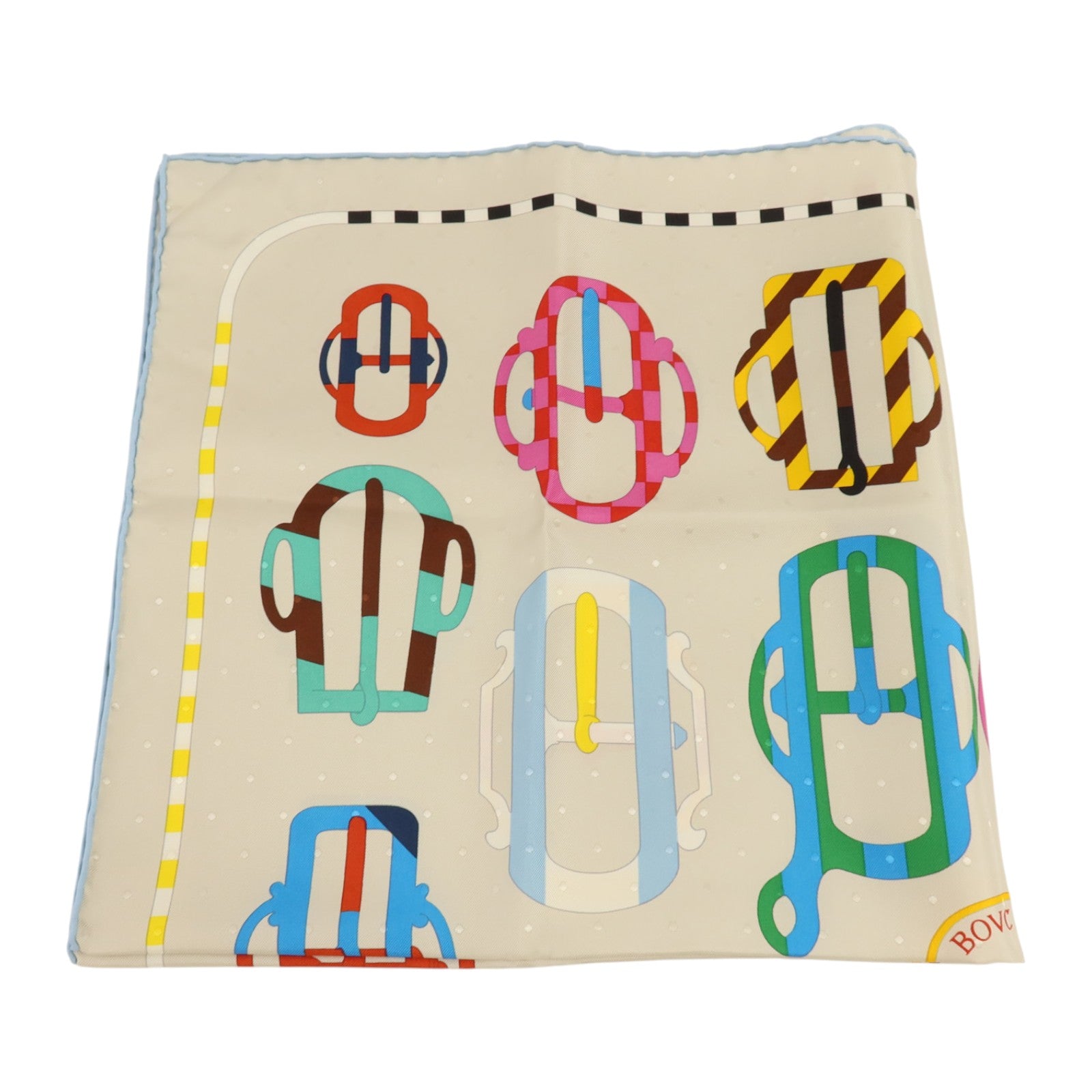HERMES 絲質Scarf 60x60cm絲巾