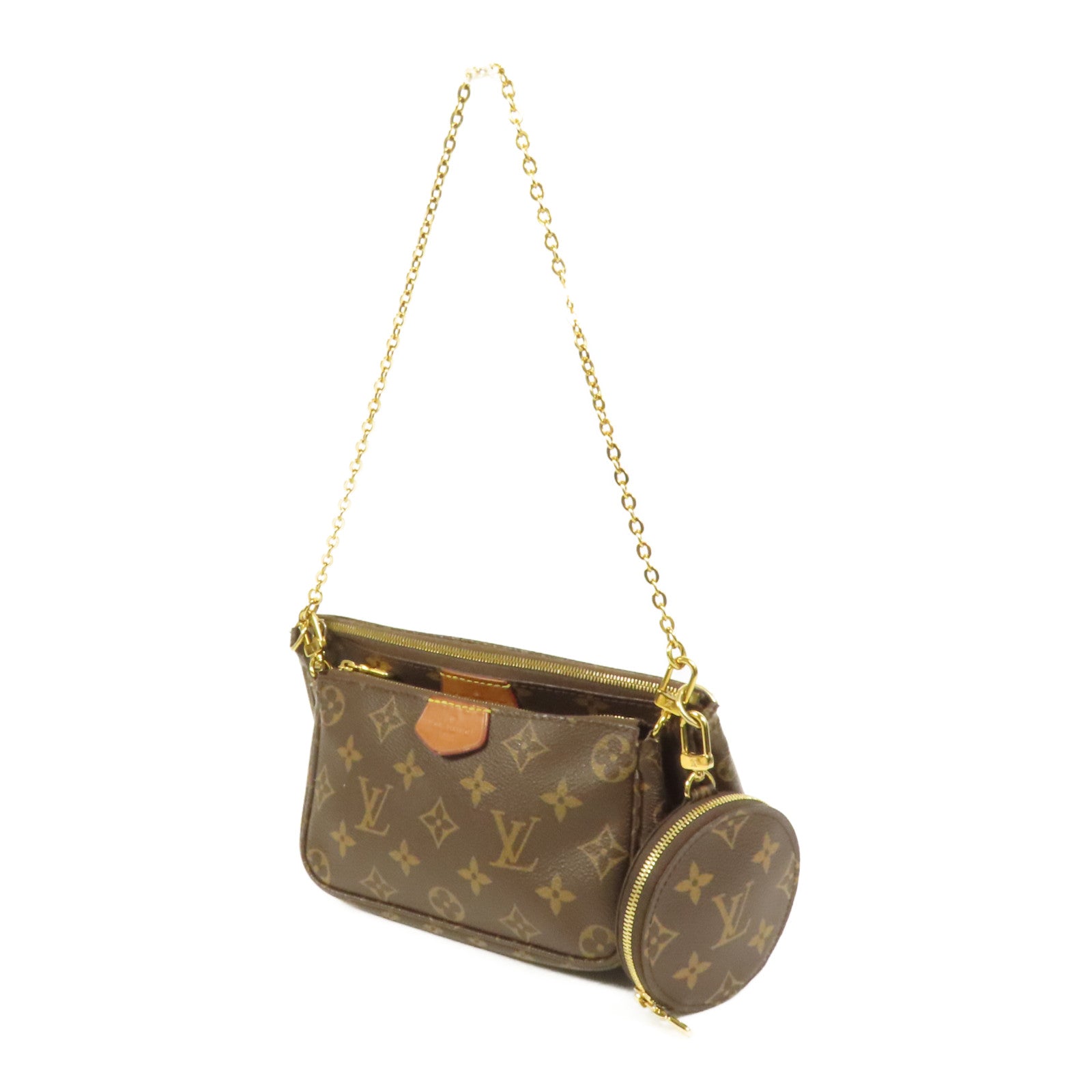 LOUIS VUITTON Monogram Multi Pochette Accessoires金扣肩背袋