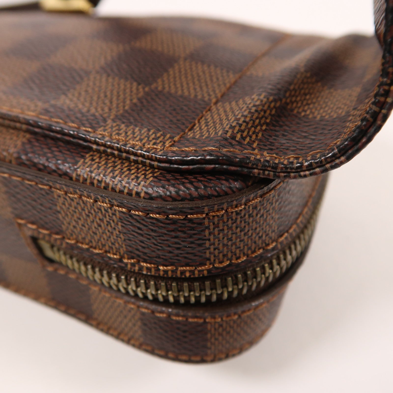 LOUIS VUITTON Damier Geronimos金扣腰包