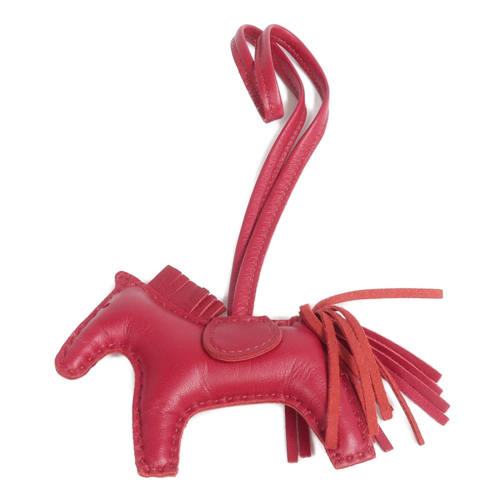 HERMES 【激減優惠】Milo皮革Rodeo PM掛飾Rubis