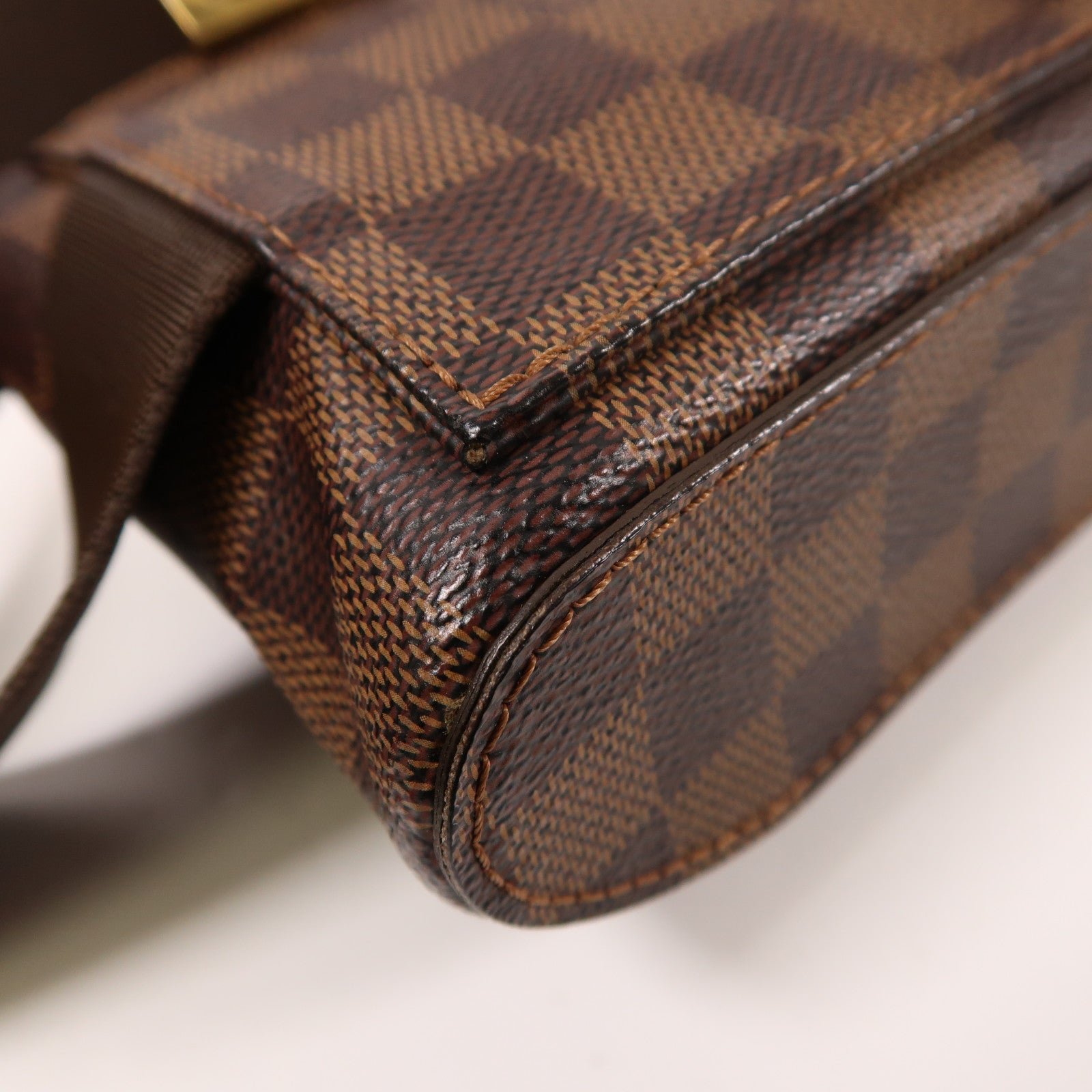 LOUIS VUITTON Damier Geronimos金扣腰包