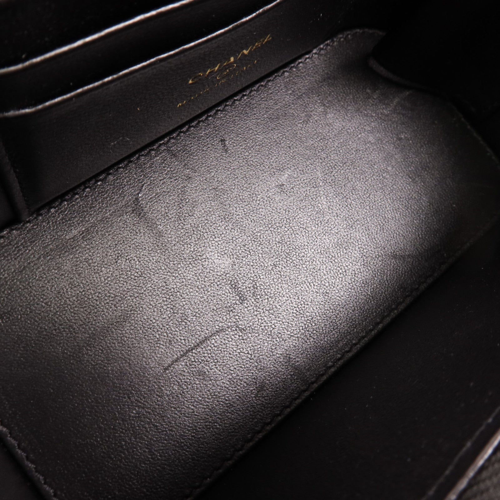 CHANEL 羊皮皮革Vanity金扣手挽肩背兩用袋