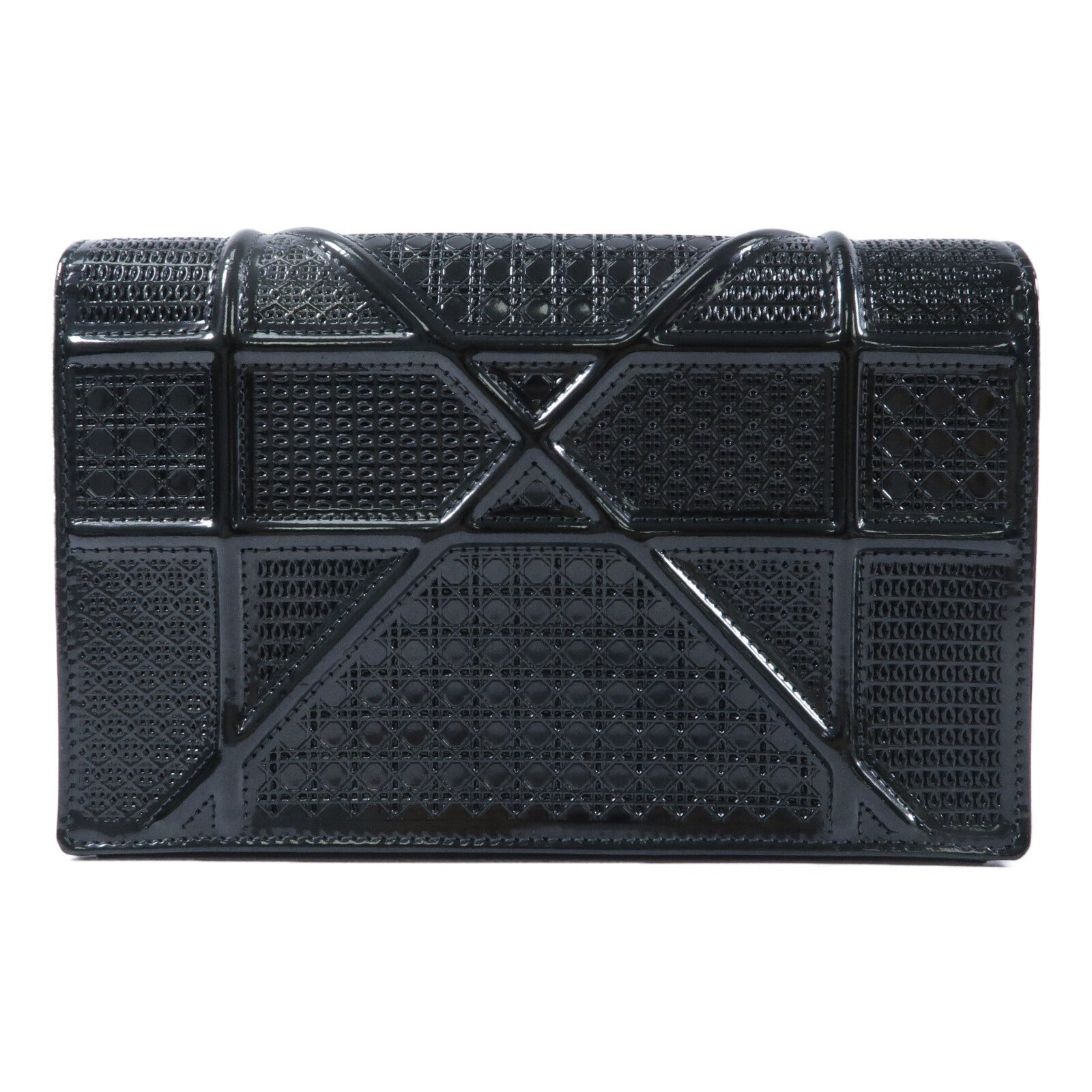 Dior 漆皮皮革Diorama Wallet On Chain鏈帶肩背袋