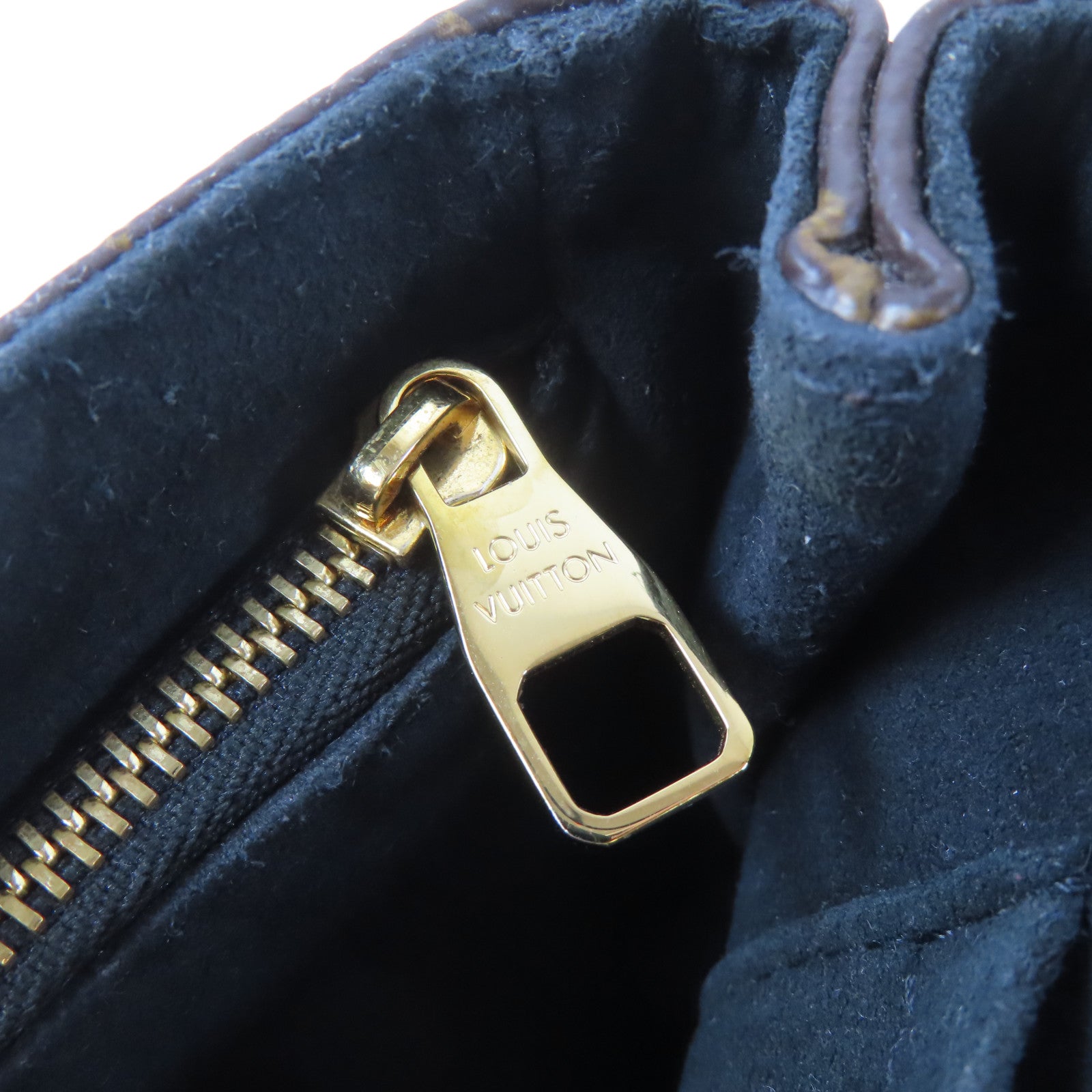 LOUIS VUITTON 【激減優惠】Monogram Saint Placide金扣鏈帶肩背袋啡色/黑色