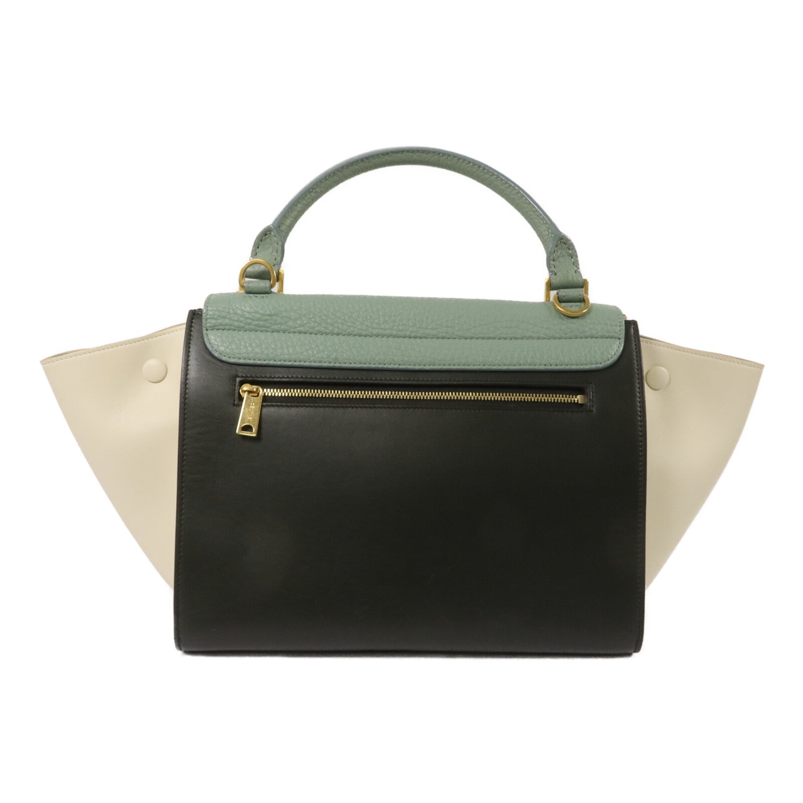 CELINE 牛皮皮革Trapeze Small手挽肩背兩用袋