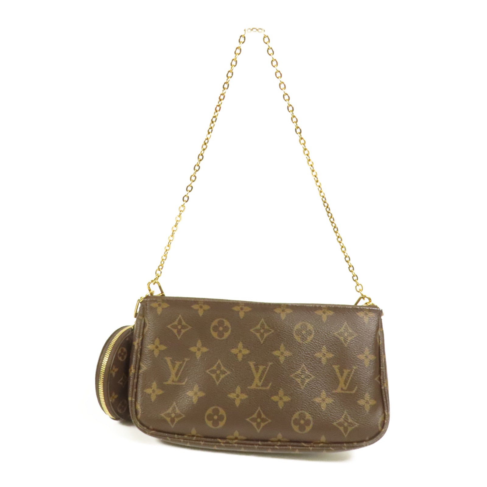 LOUIS VUITTON Monogram Multi Pochette Accessoires金扣肩背袋