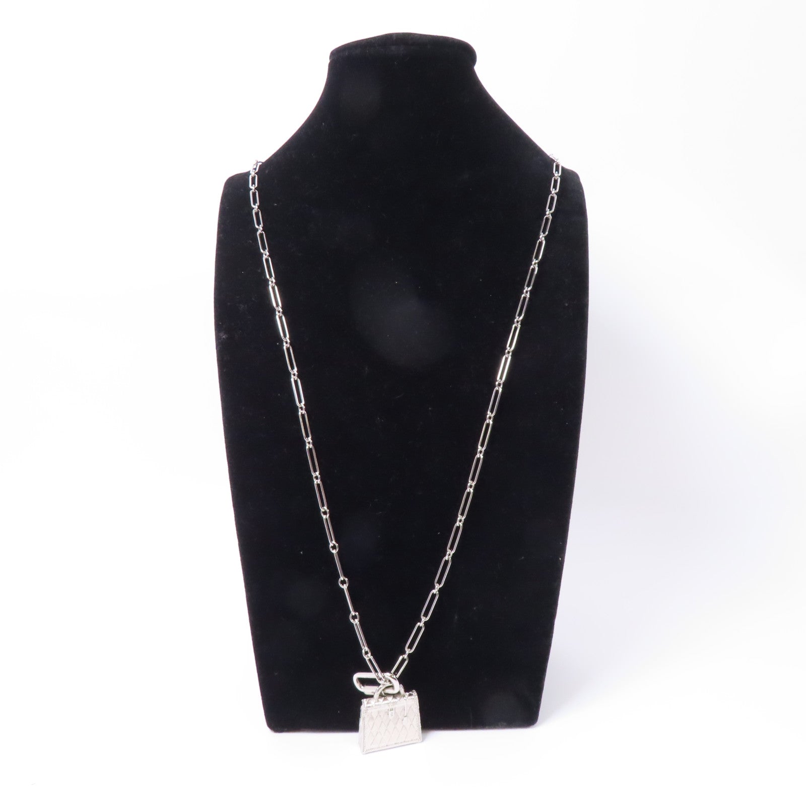 HERMES 【激減優惠】金屬Necklace項鍊銀色