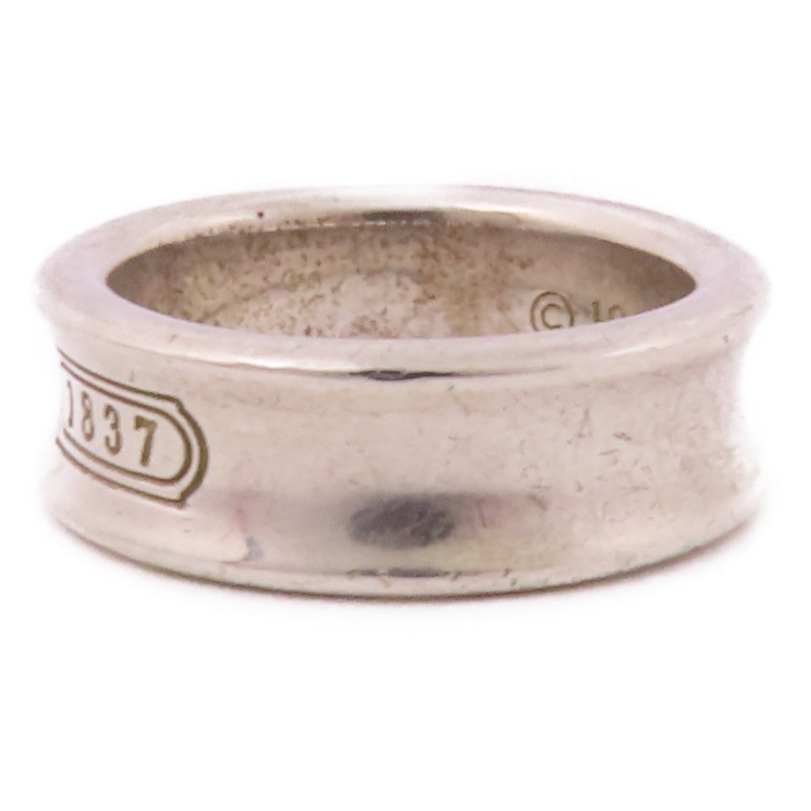 TIFFANY＆CO 925純銀1837 Ring戒指US#5.75