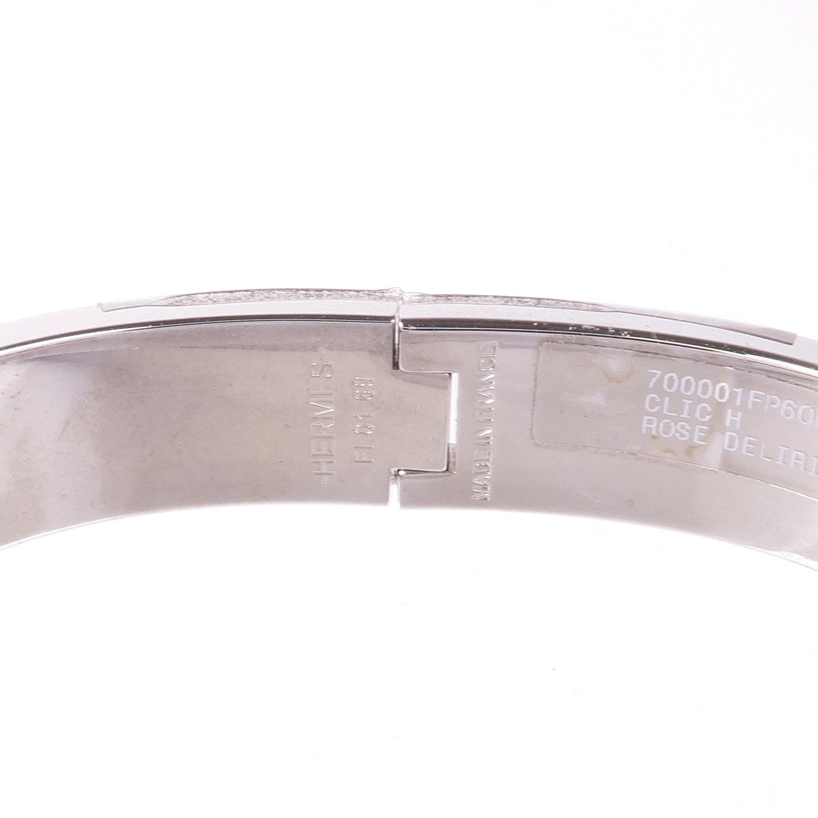 HERMES 金屬/琺瑯Clic H Bracelet手鐲