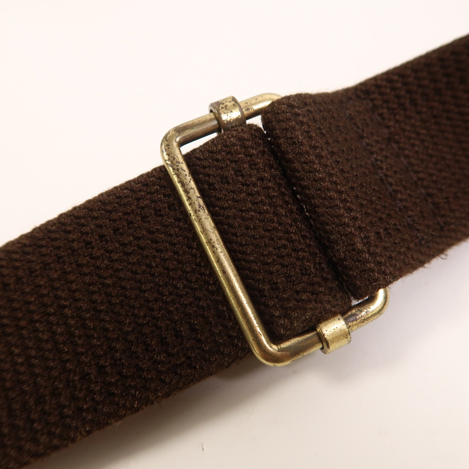 LOUIS VUITTON Monogram Pochette Bosphore金扣肩背袋棕色
