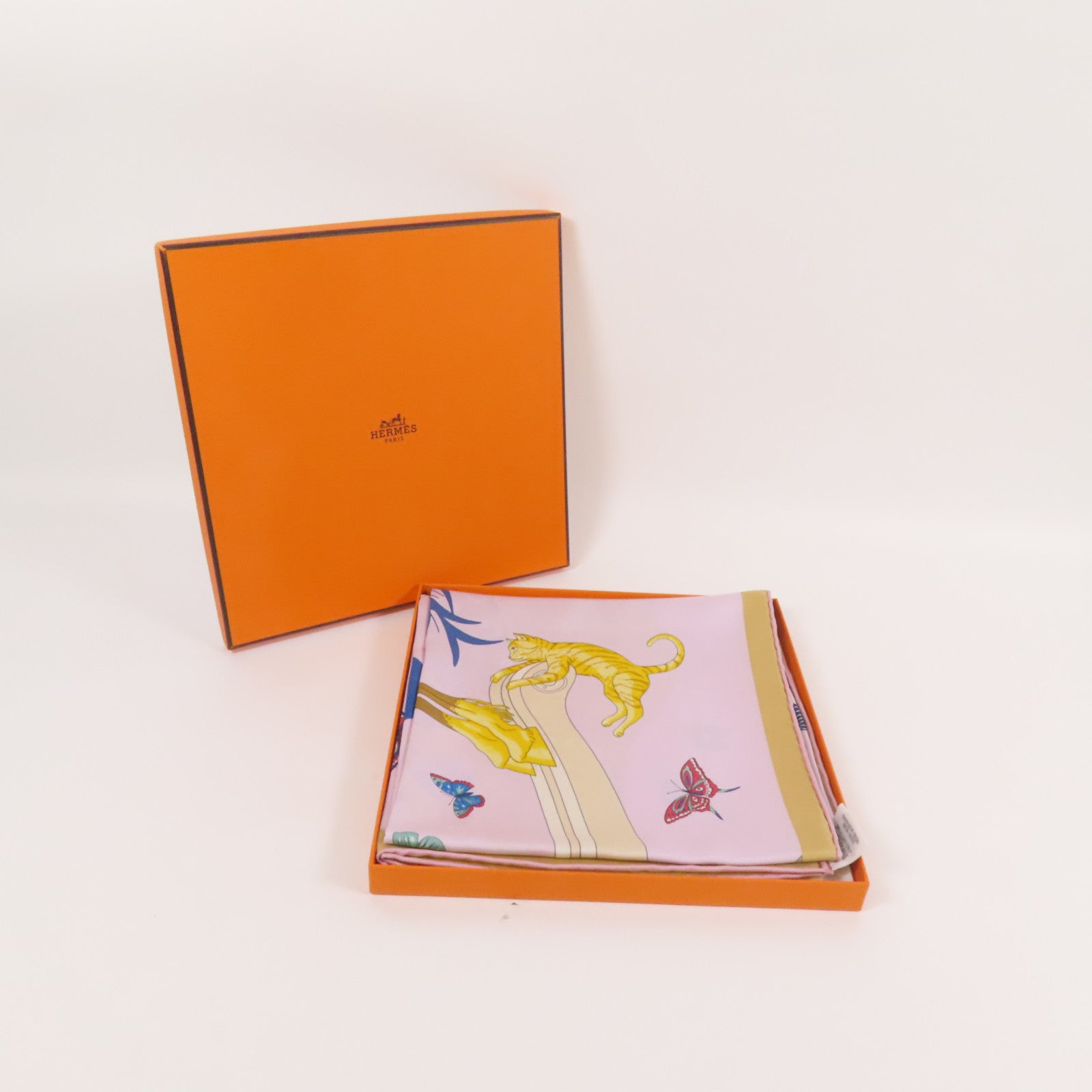 HERMES 絲質Scarf 90X90絲巾