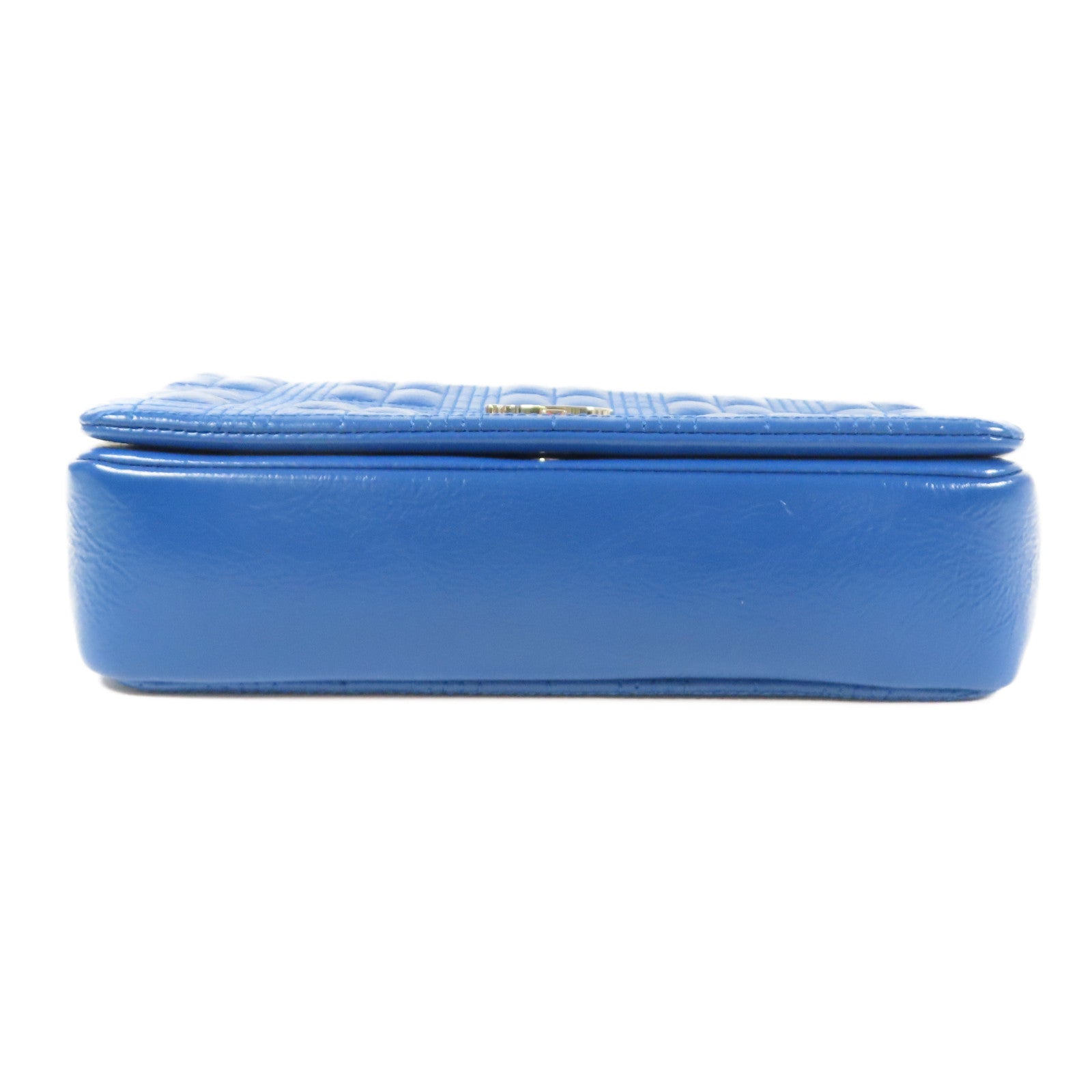 BURBERRY 牛皮皮革Chain Shoulder銀扣鏈帶肩背袋